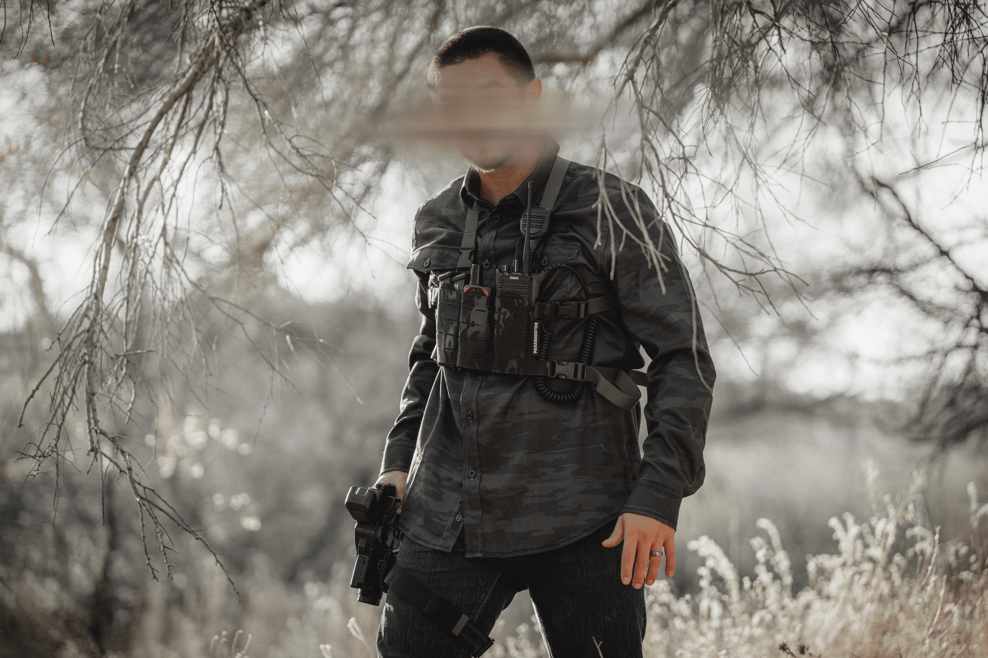 Multi Blackout Midweight Flannel