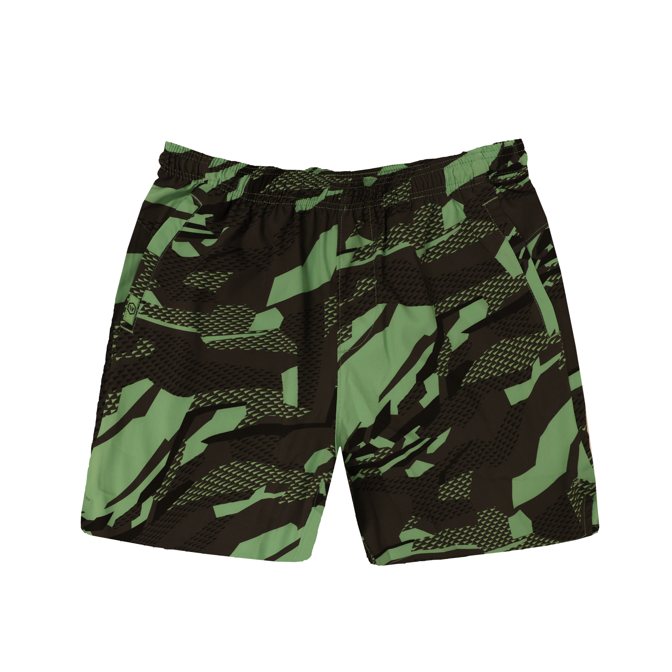 Mint Geometric Shorts 6