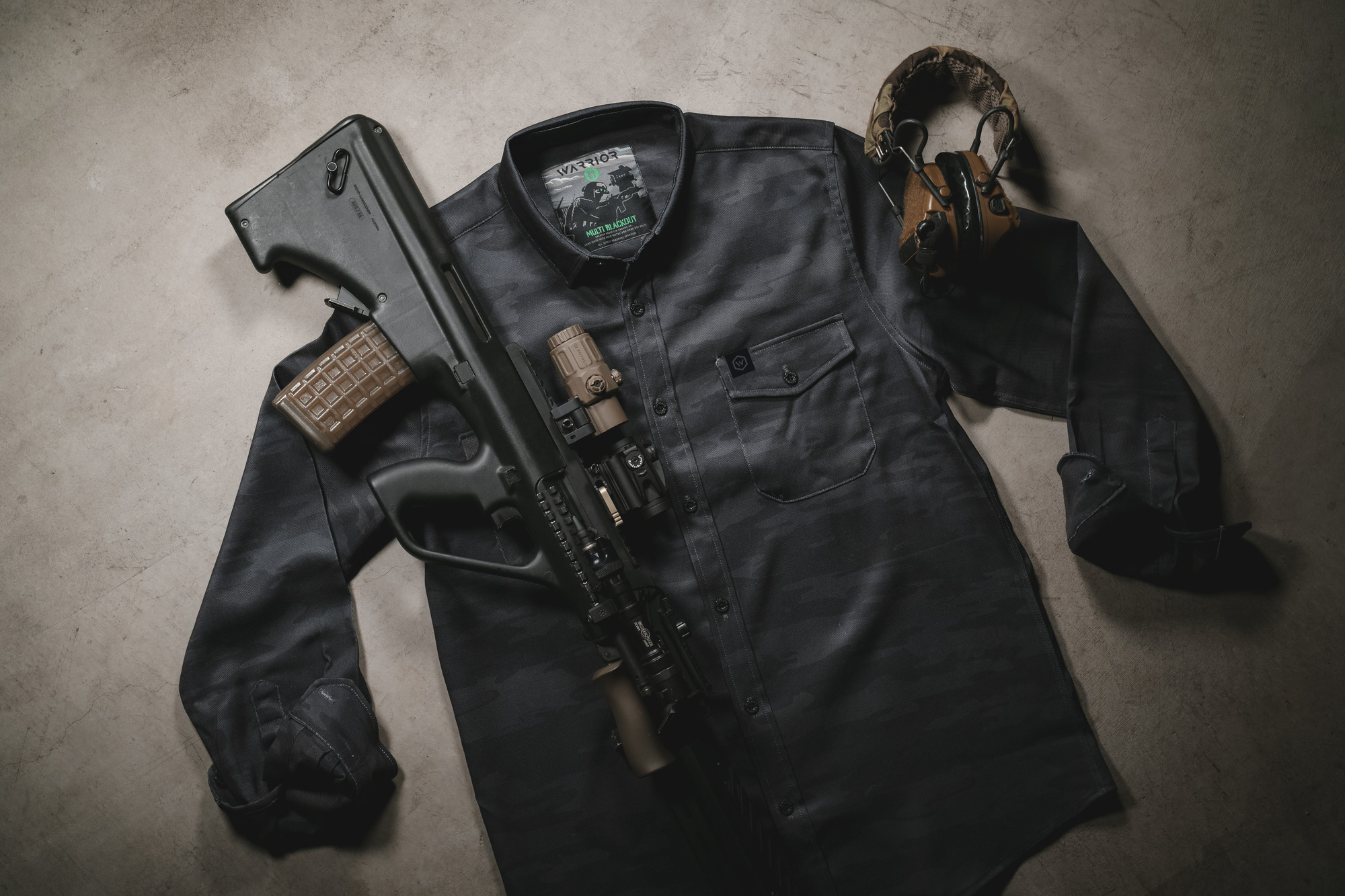 Multi Blackout Midweight Flannel