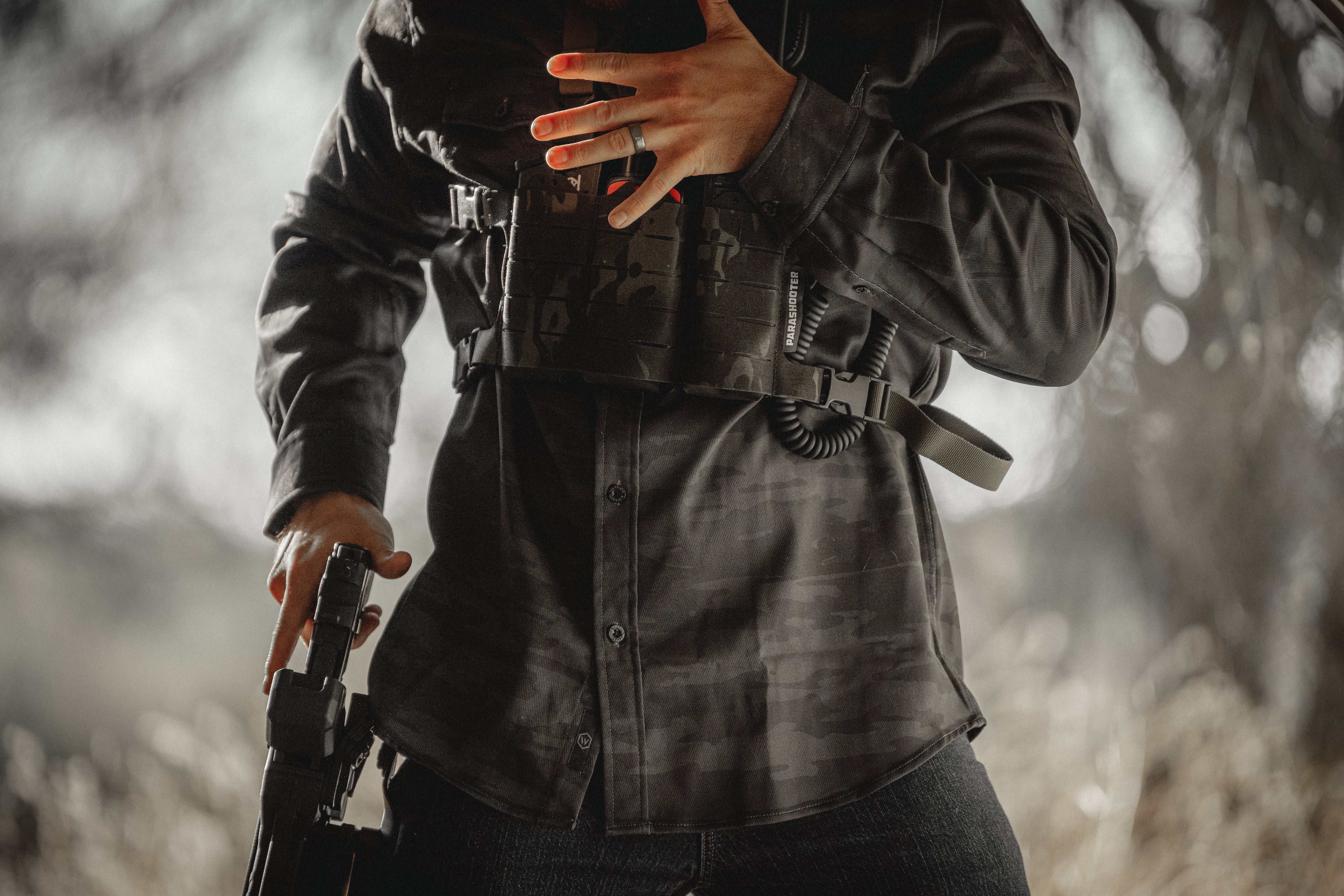 Multi Blackout Midweight Flannel