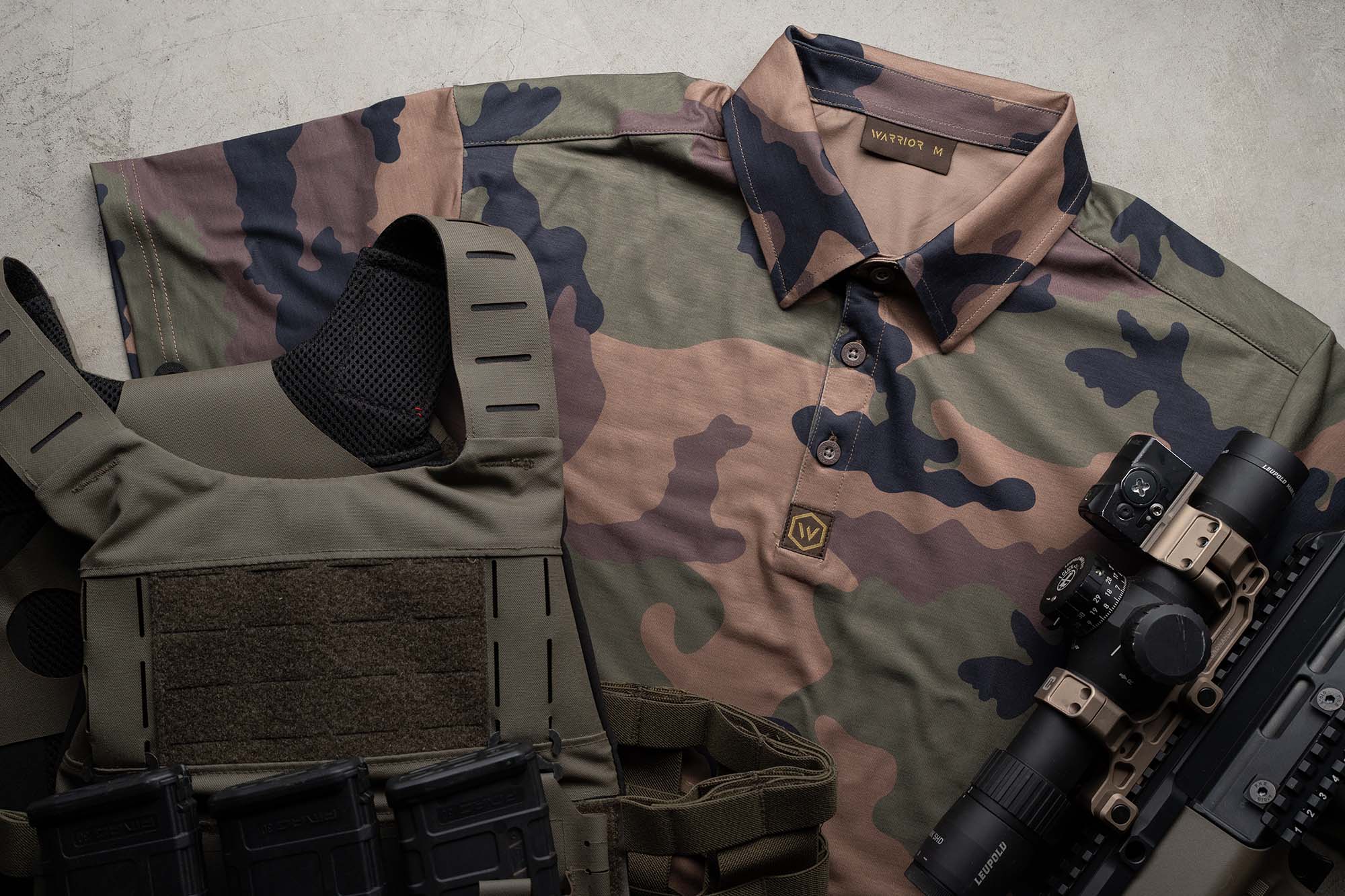 French CCE Woodland Polo