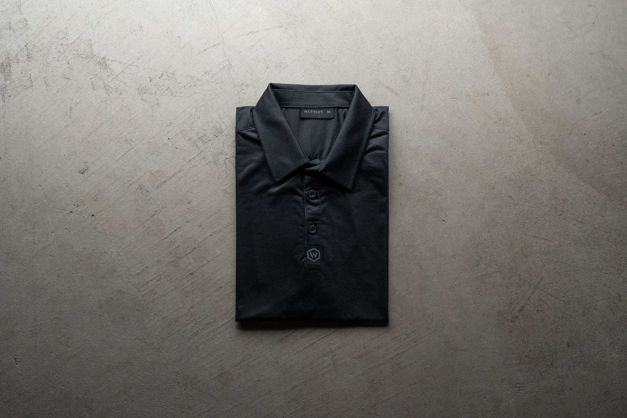 Solid Black Polo