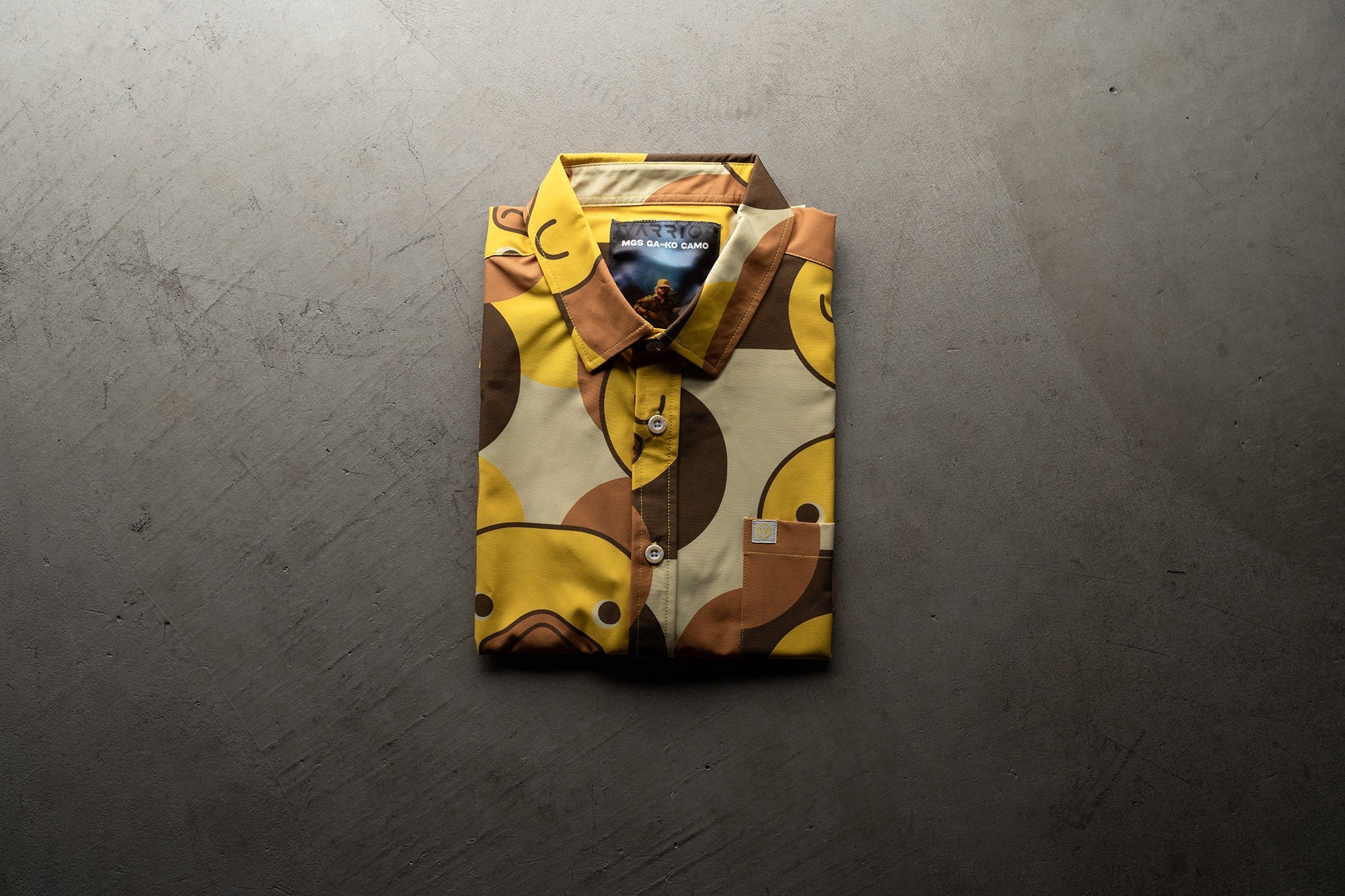 MGS GA-KO Camo Button Down