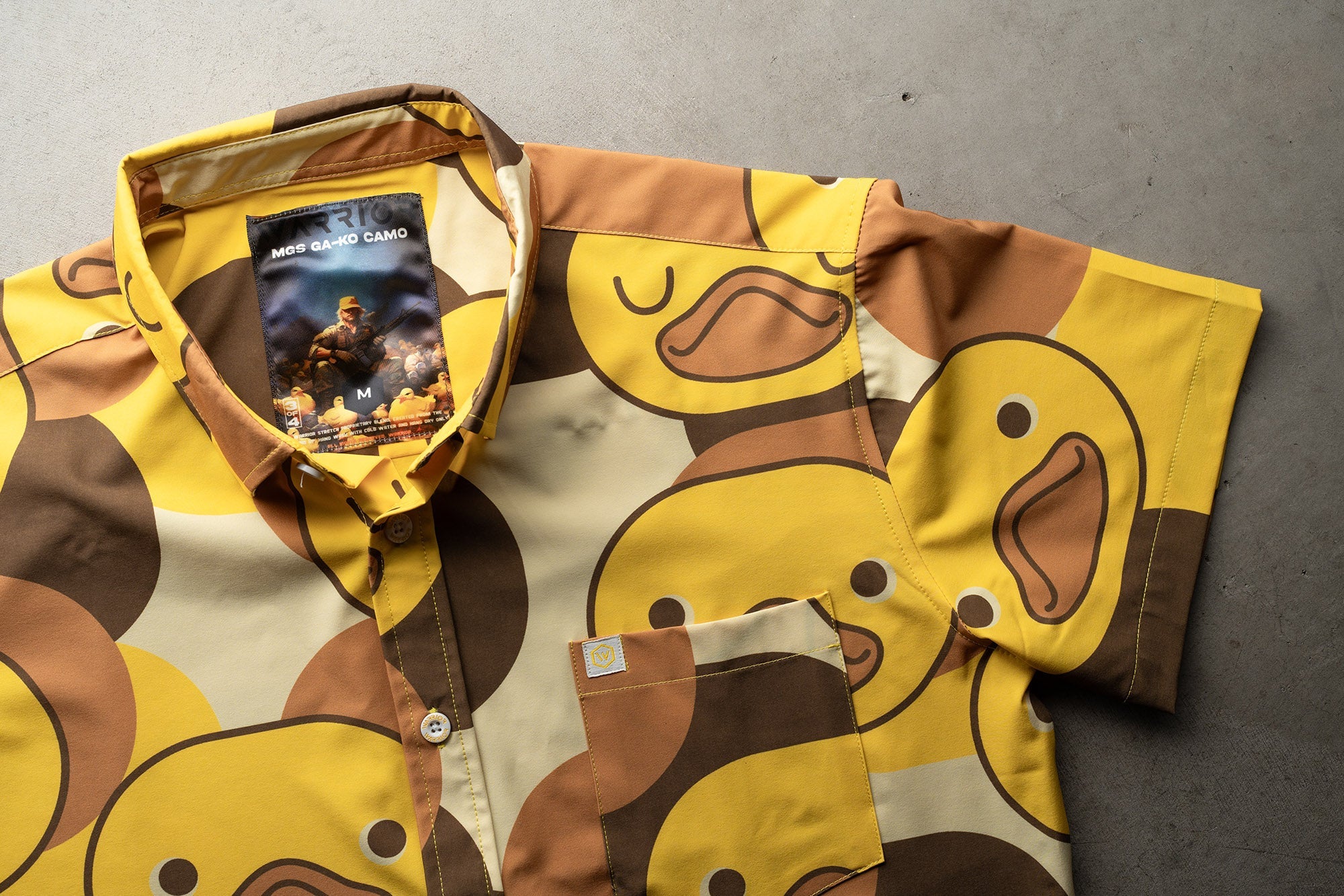 MGS GA-KO Camo Button Down