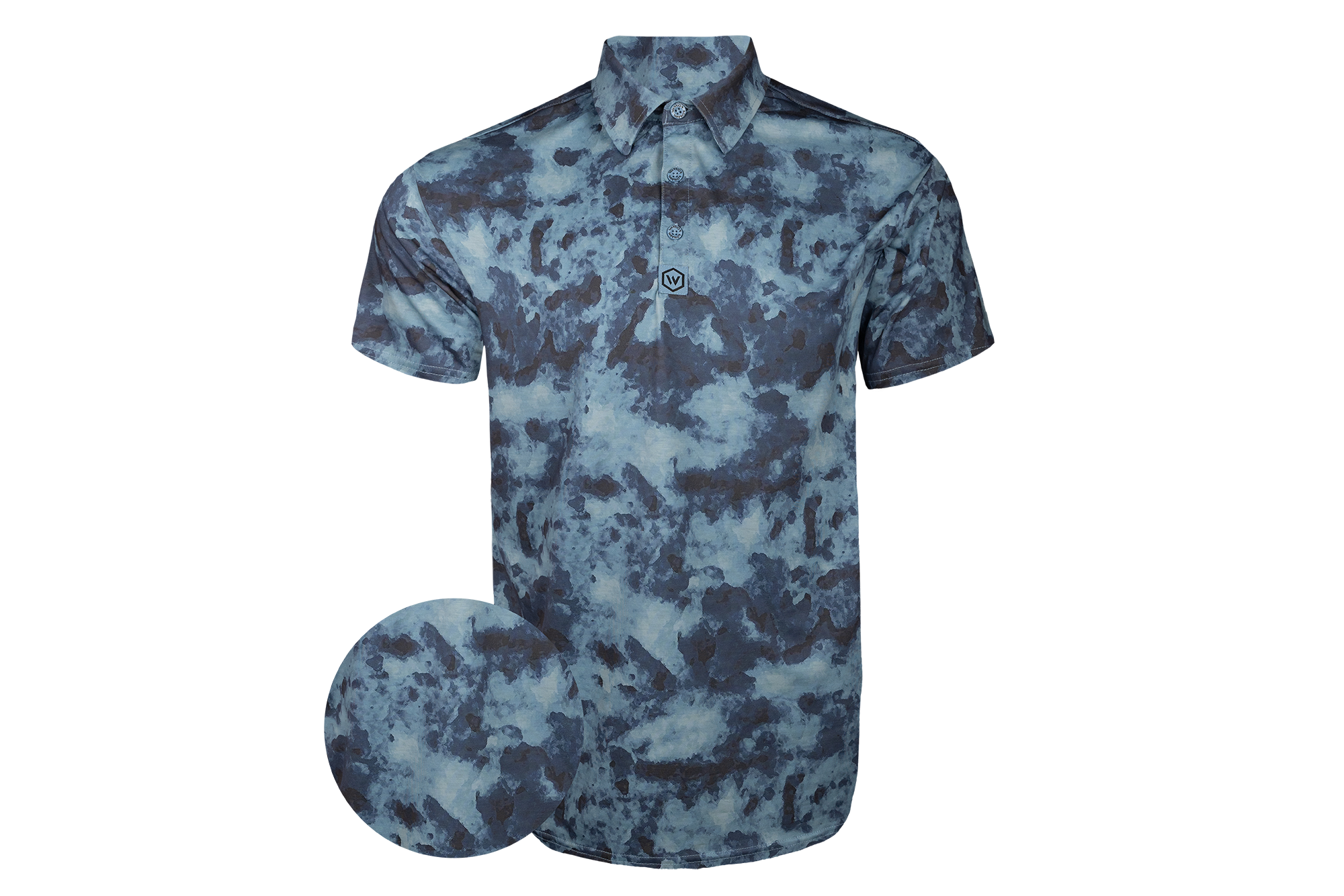 Russian Blue Moss Polo