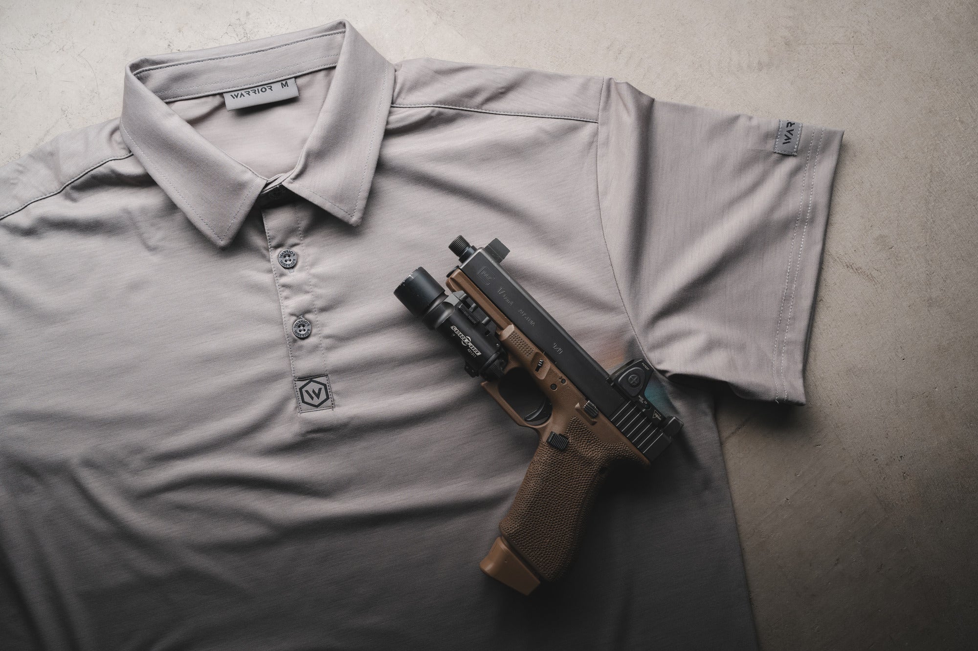 Solid Grey Polo