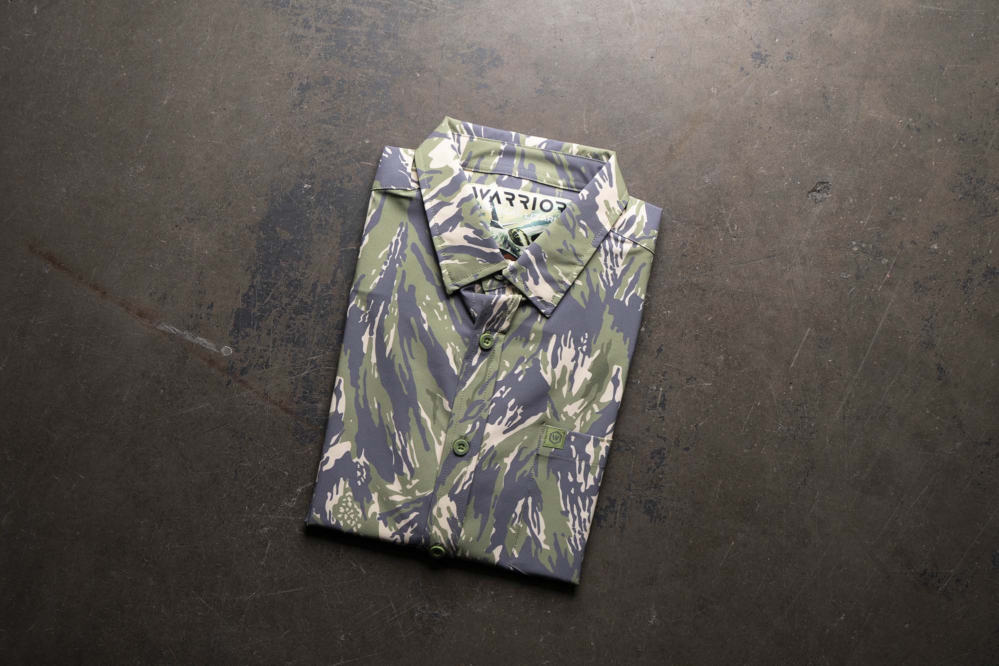 Vertical Lizard Button Down