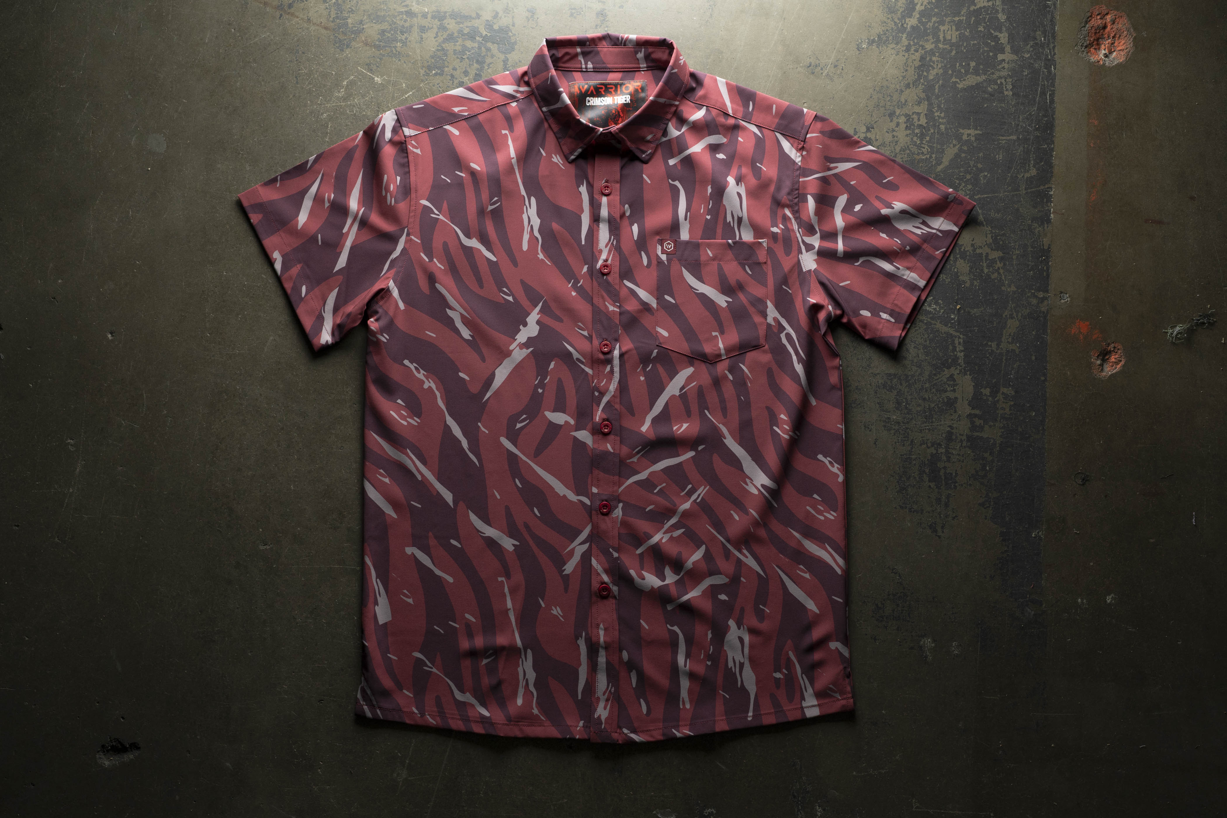 Crimson Tiger Button Down