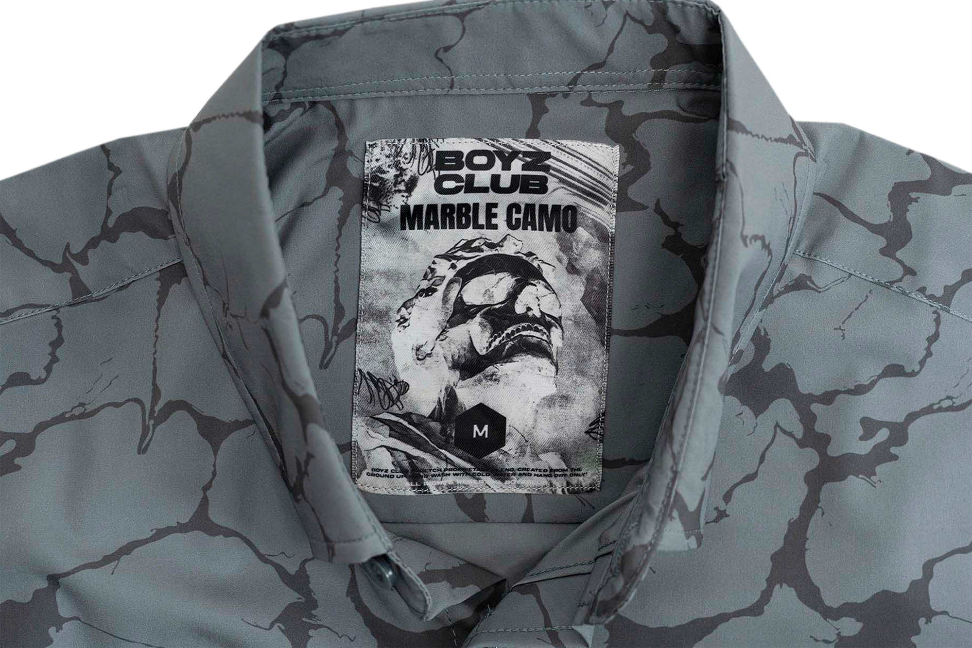 Marble Camo Button Down