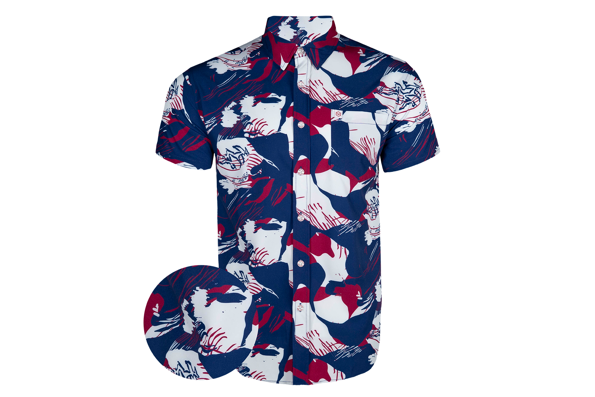 Merica Revolution Button Down