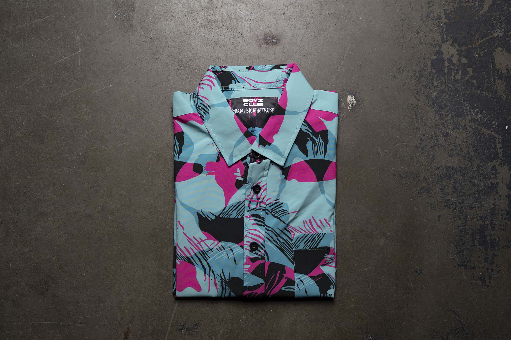 Miami Brushstroke Button Down
