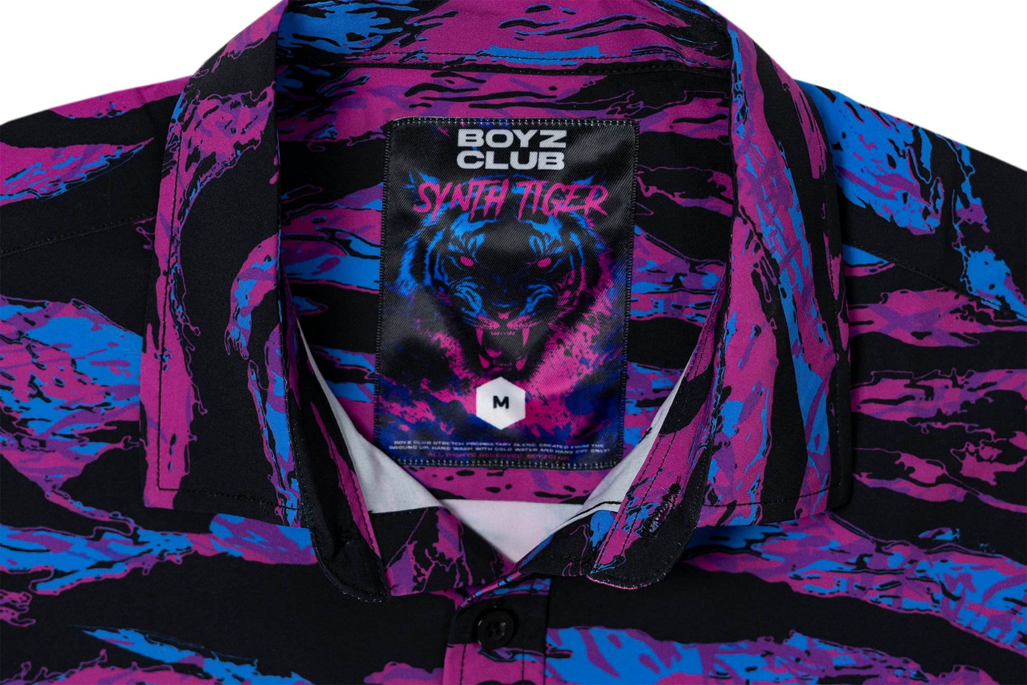 Synth Tiger Button Down