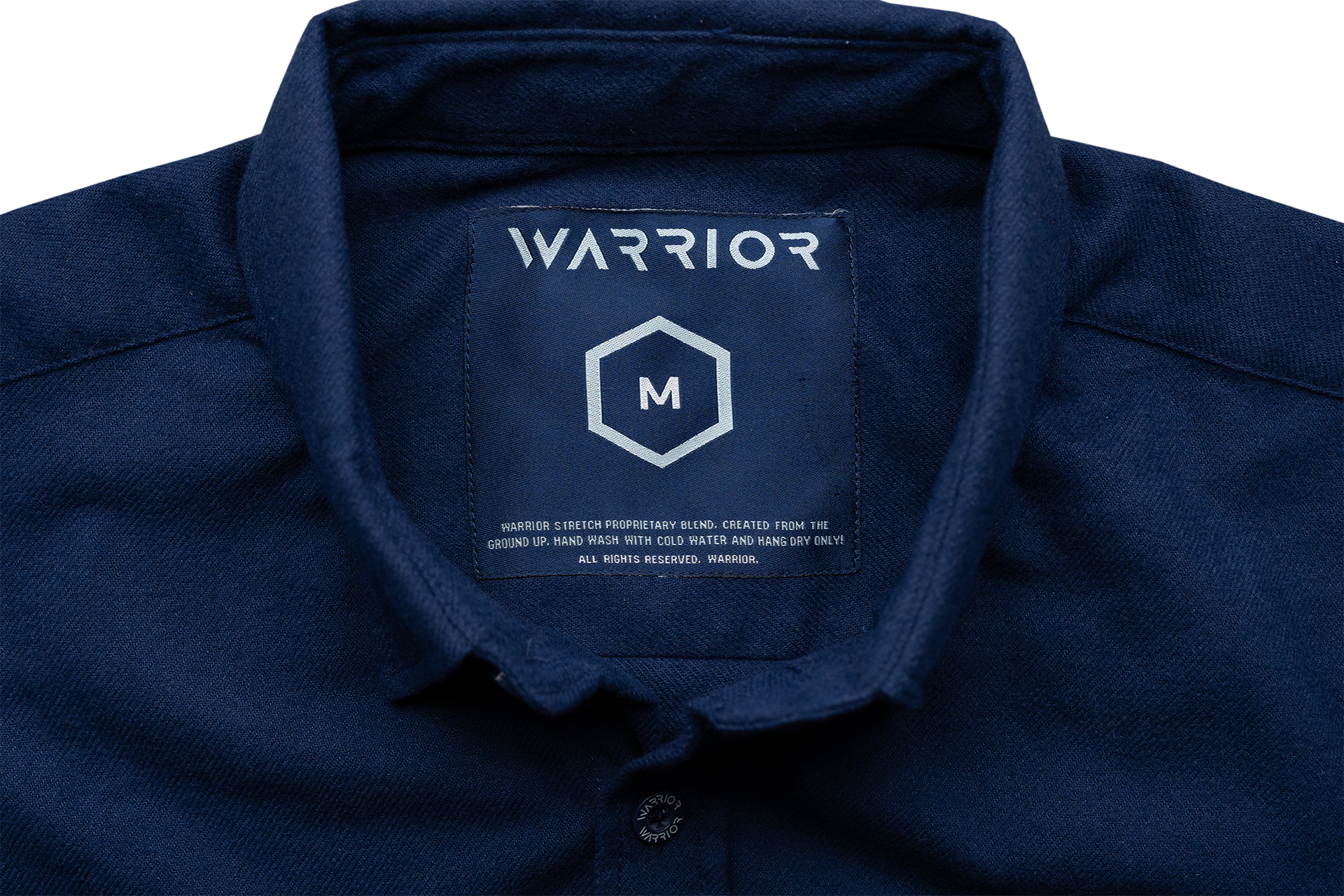 Solid Navy Midweight Flannel