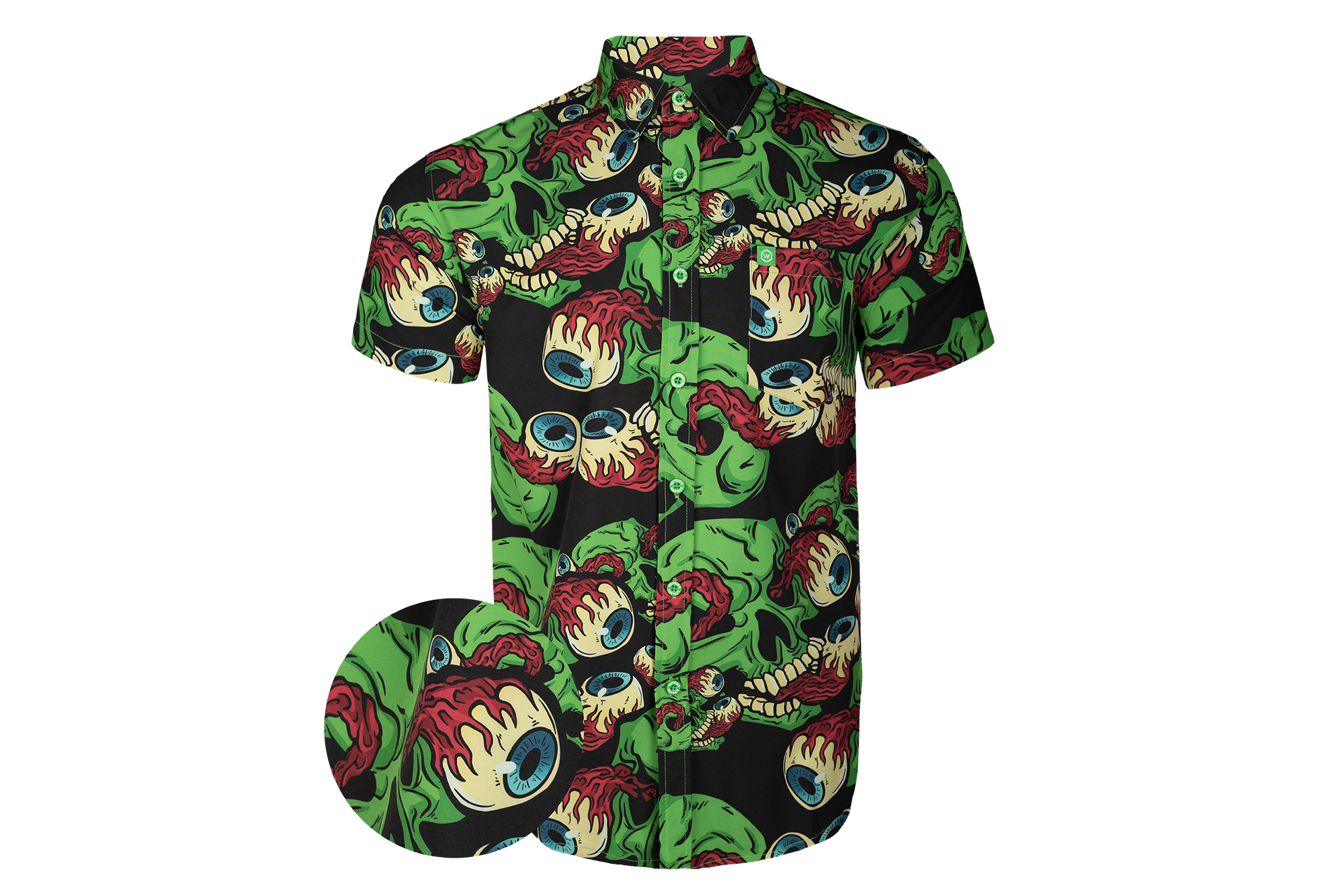 COD Eyeball Button Down