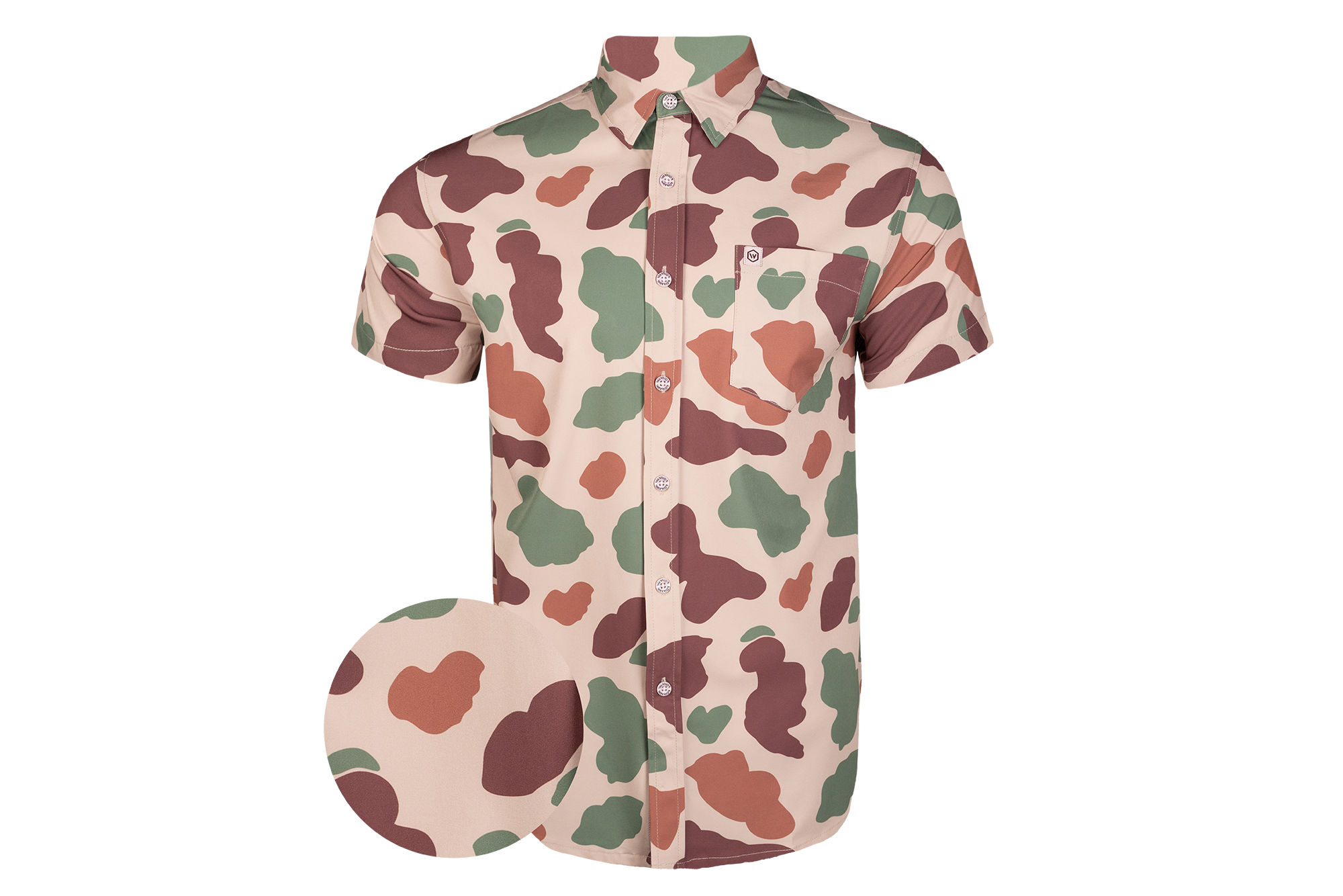 Frog Spot Button Down