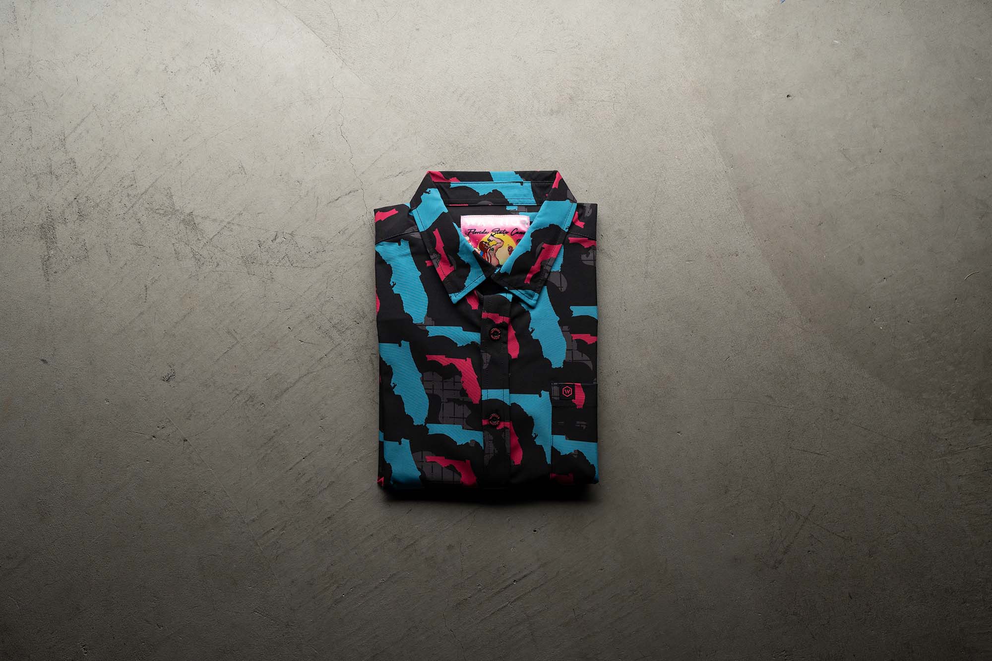 Florida State Camo Button Down