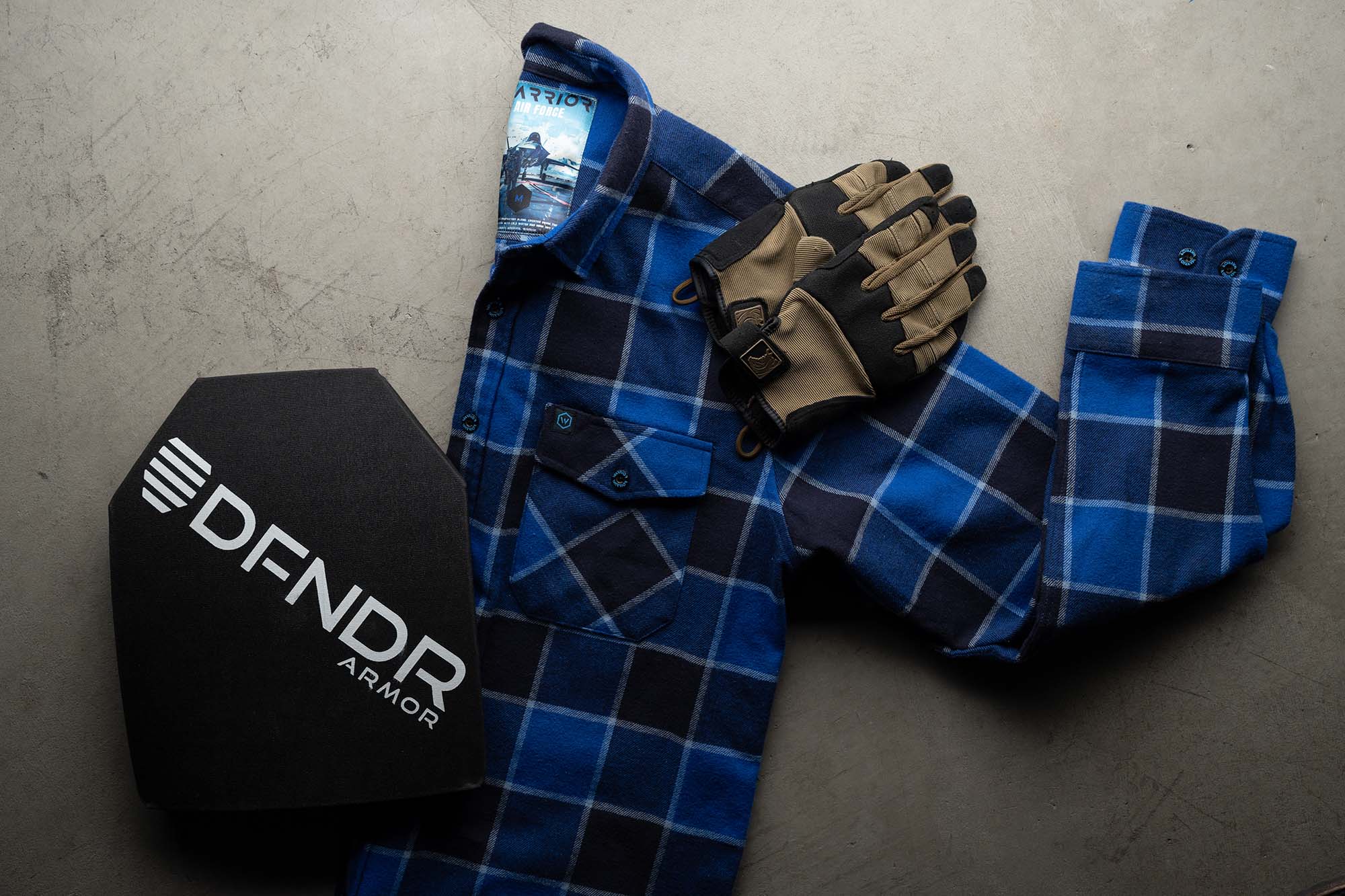 Air Force Plaid Flannel