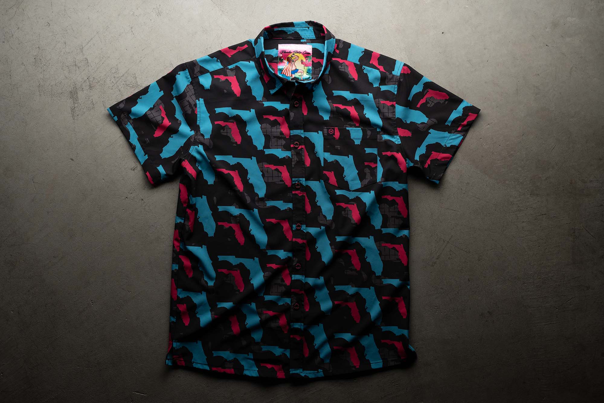 Florida State Camo Button Down