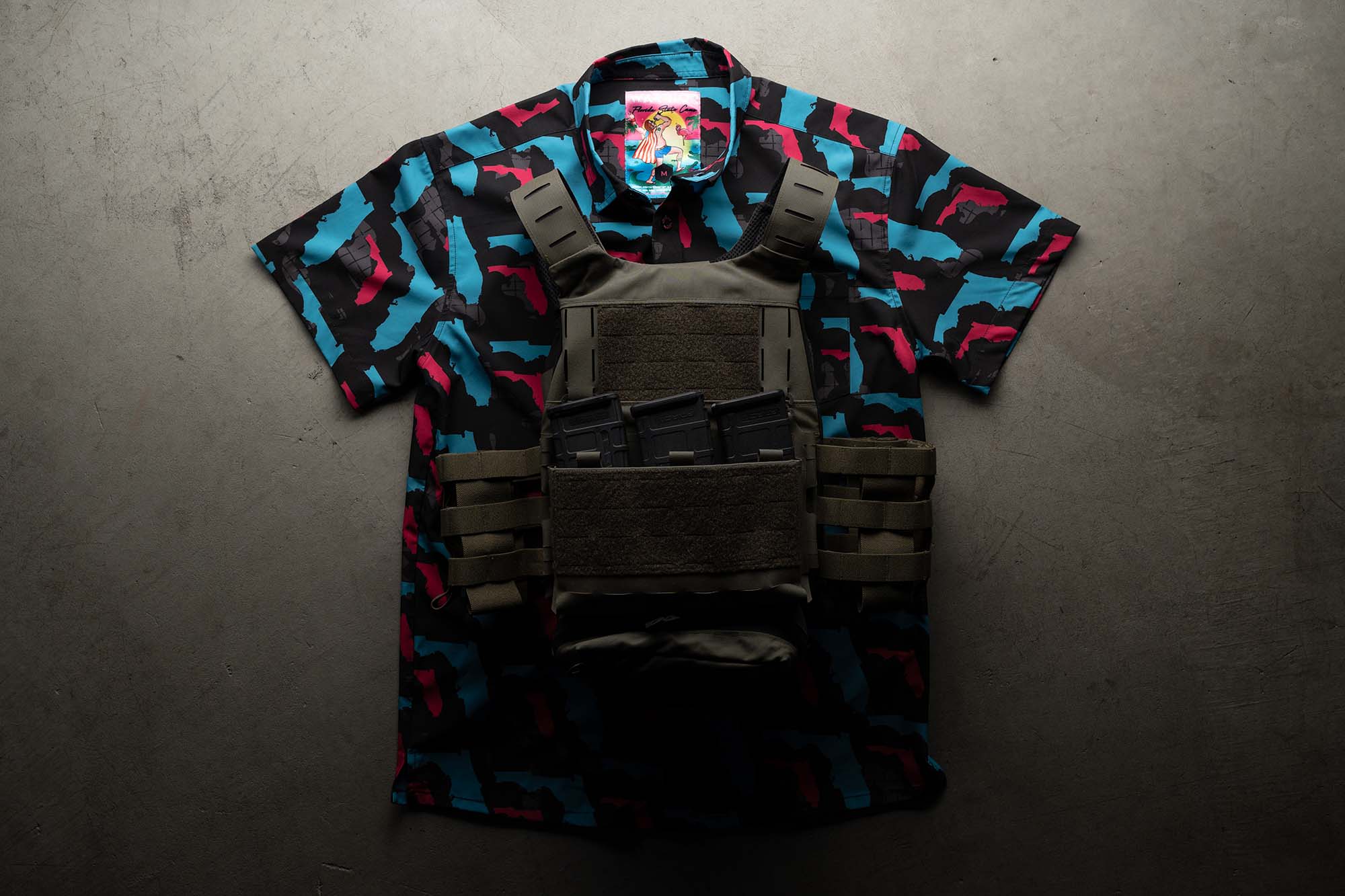 Florida State Camo Button Down
