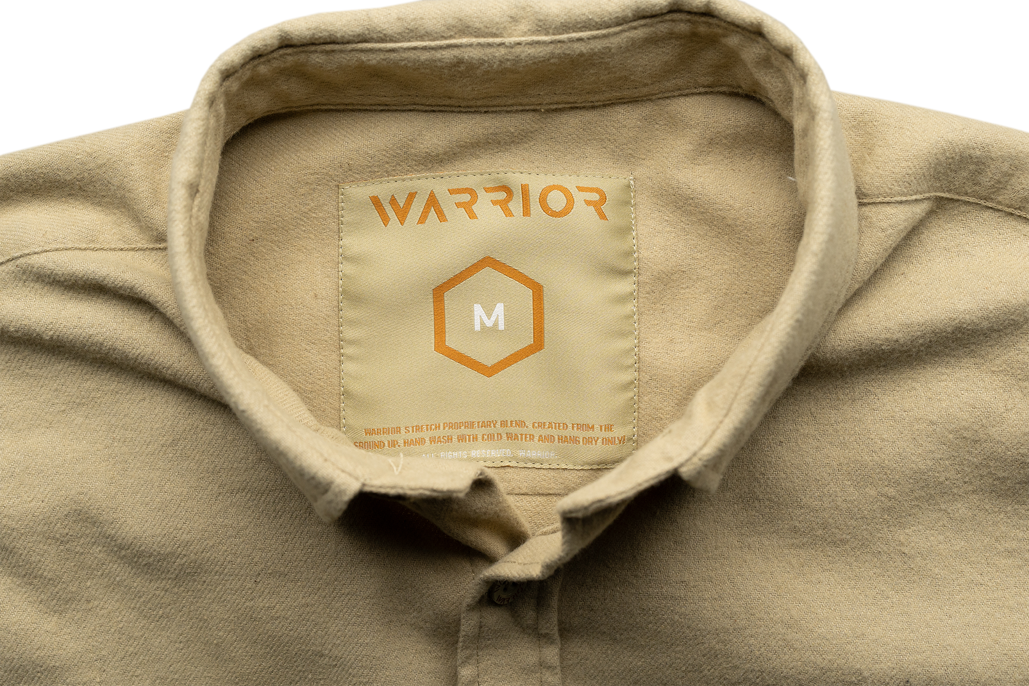 Solid Tan Midweight Flannel