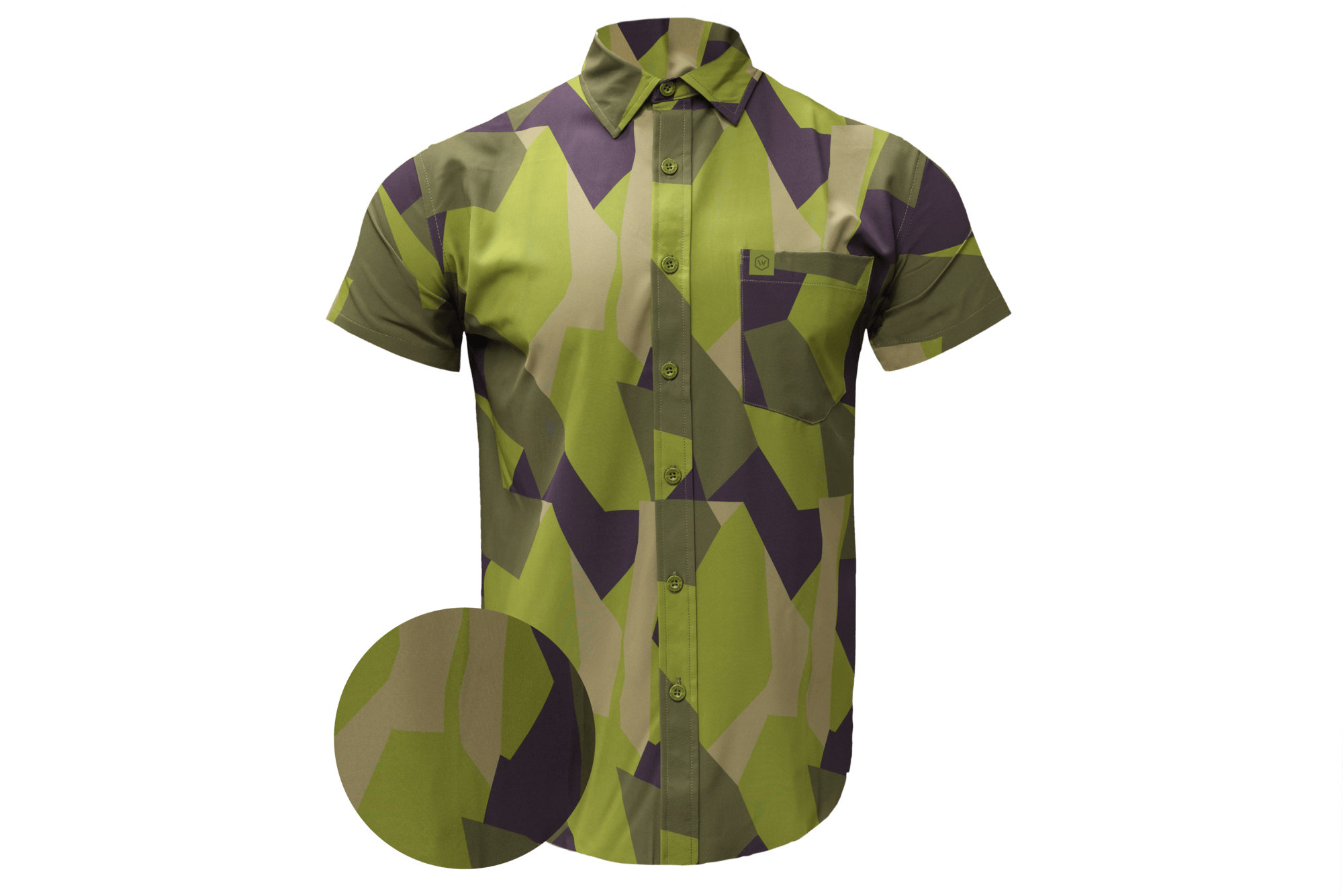 Swedish M90 Woodland Button Down