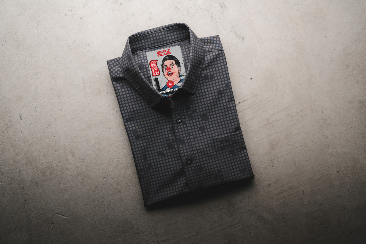 Merchants of Death Button Down
