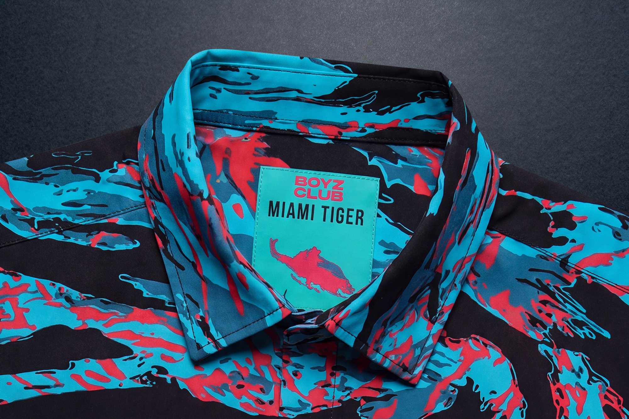 Miami Tiger Button Down