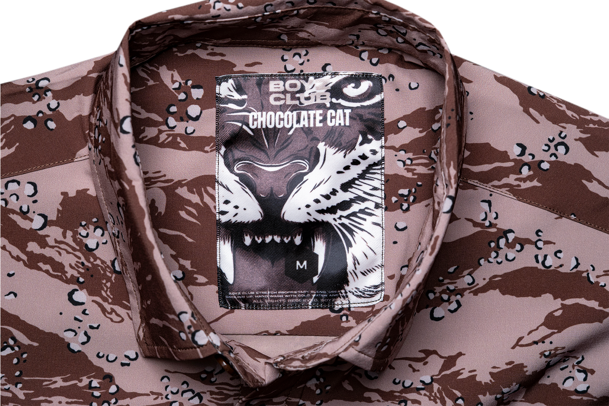 Chocolate Cat Button Down