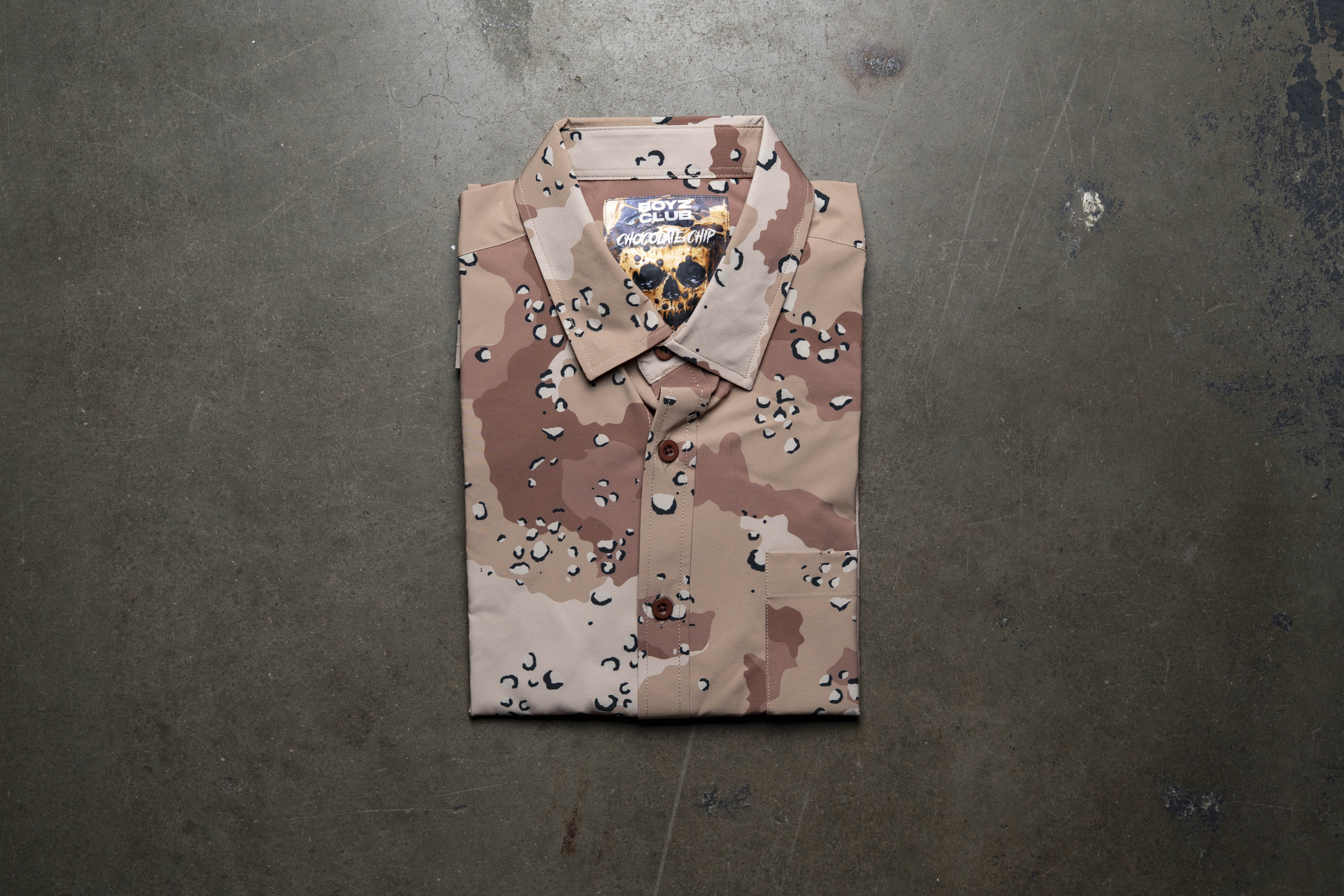 Chocolate Chip Button Down