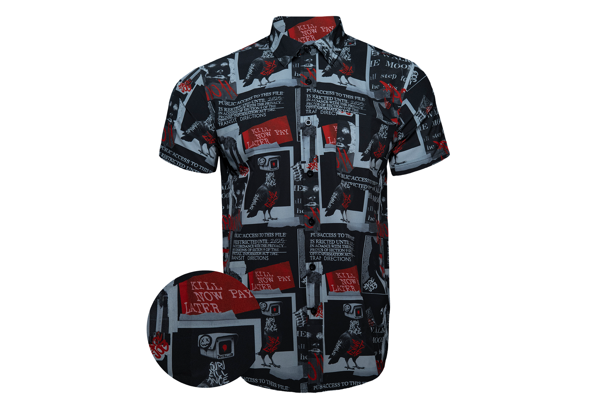 Conspiracy Theory V1 Button Down