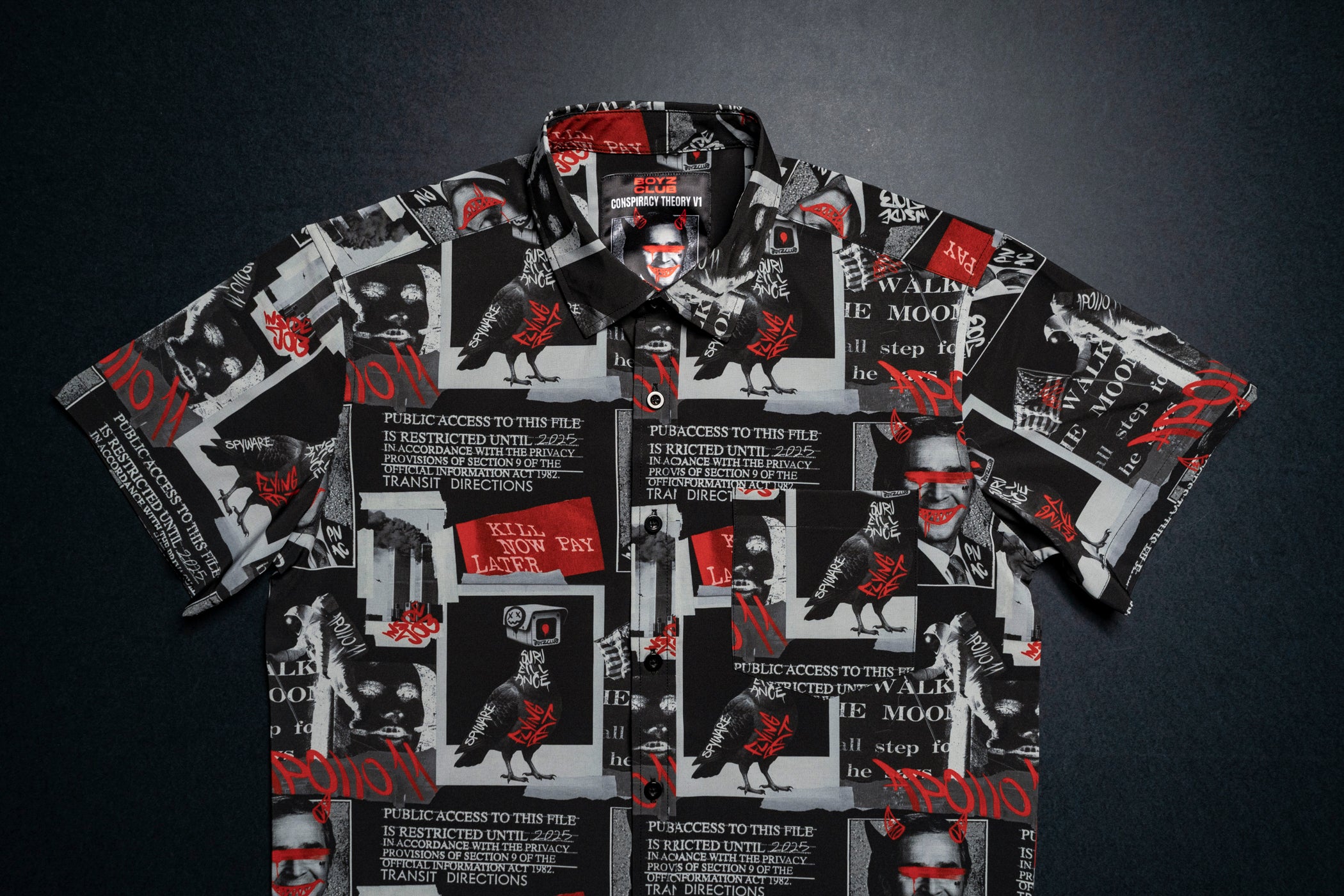 Conspiracy Theory V1 Button Down