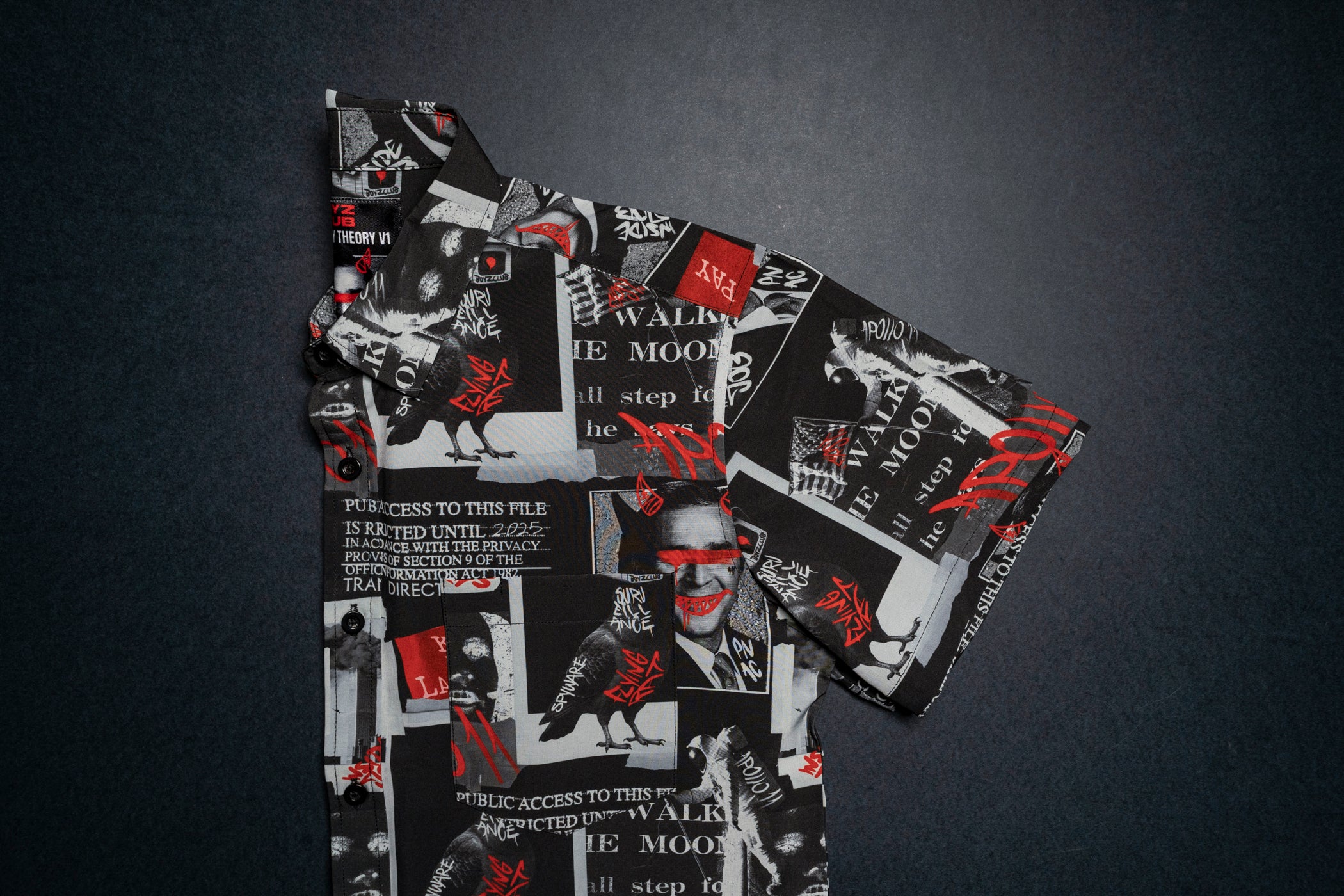 Conspiracy Theory V1 Button Down