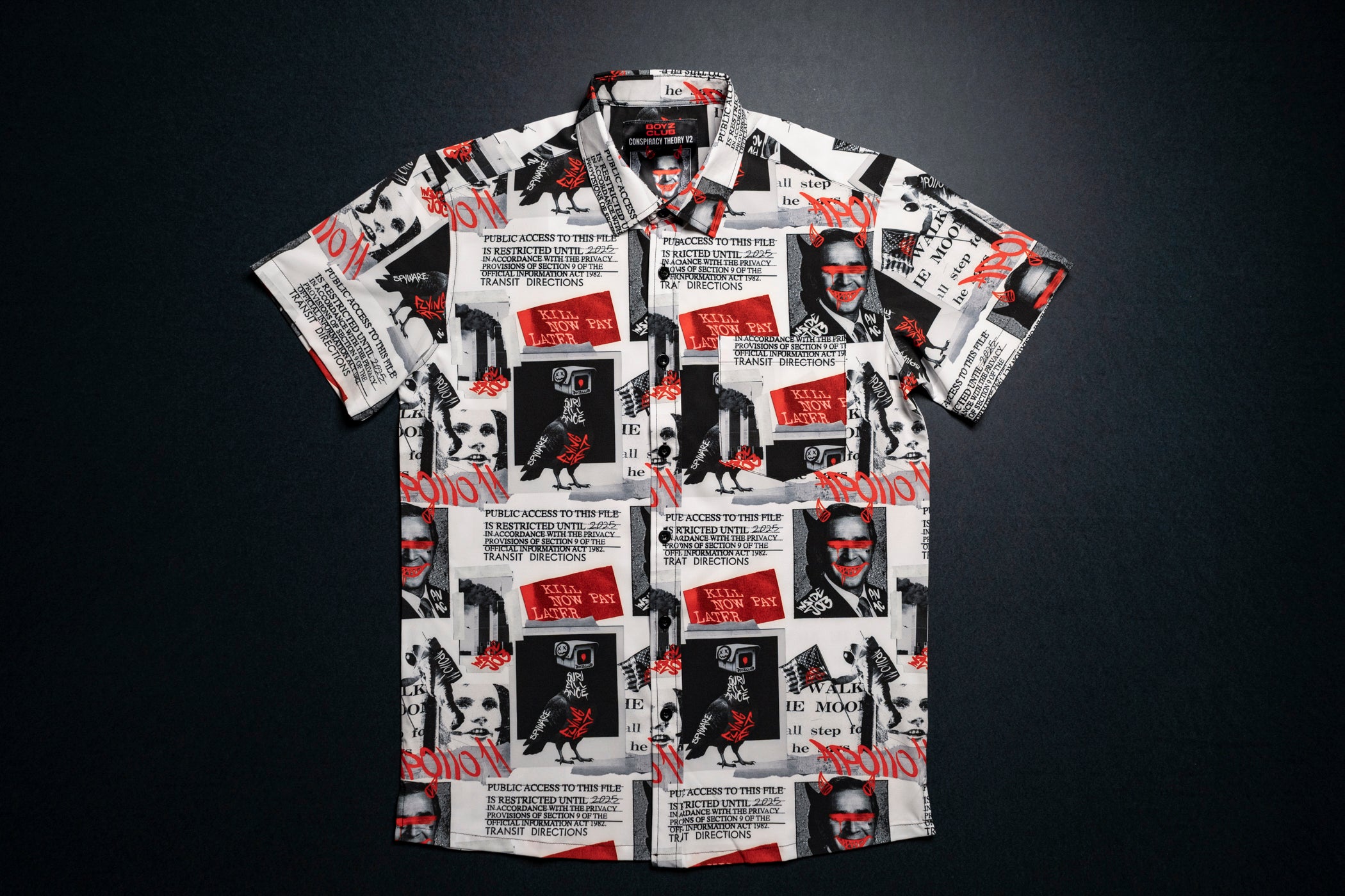 Conspiracy Theory V2 Button Down