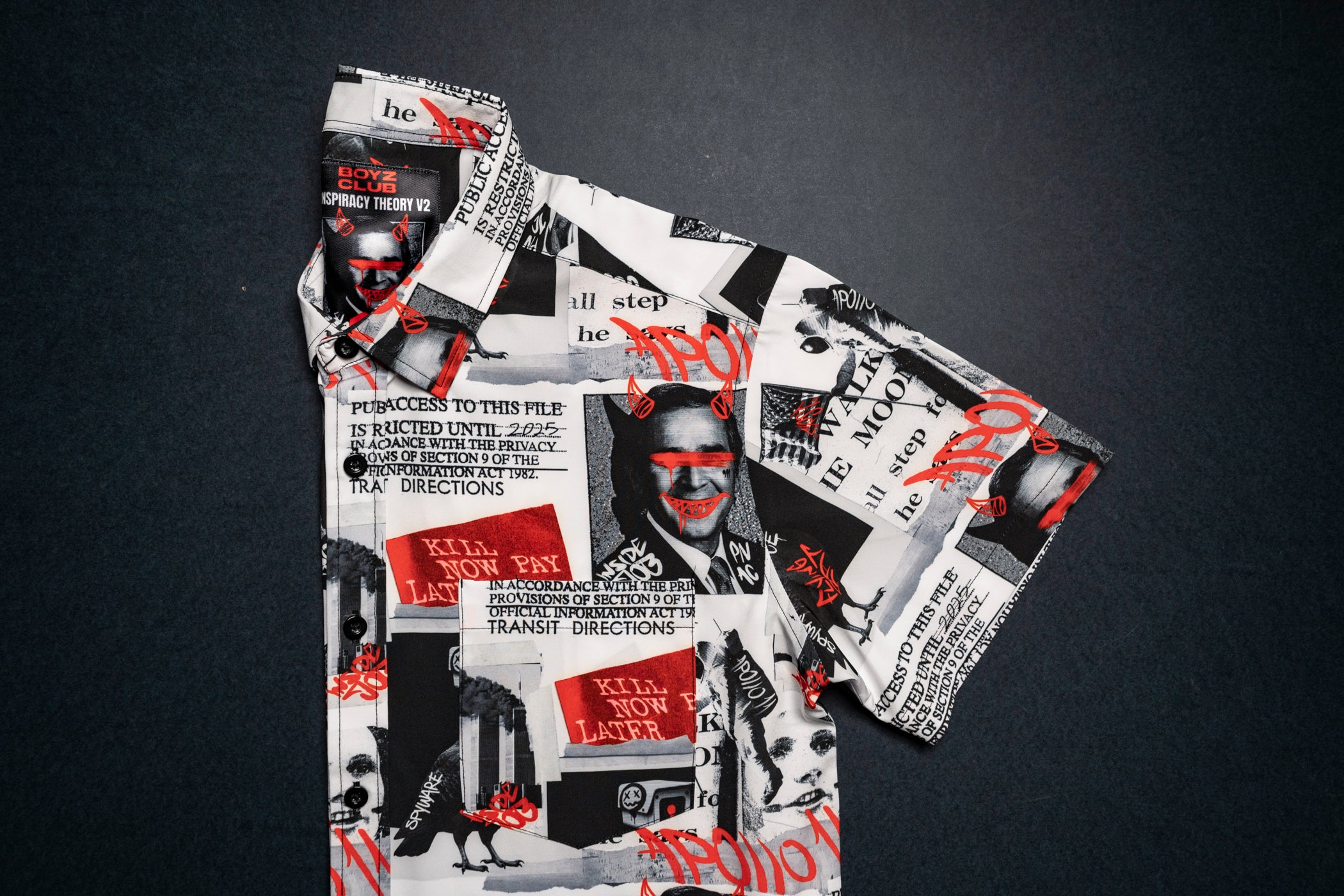 Conspiracy Theory V2 Button Down