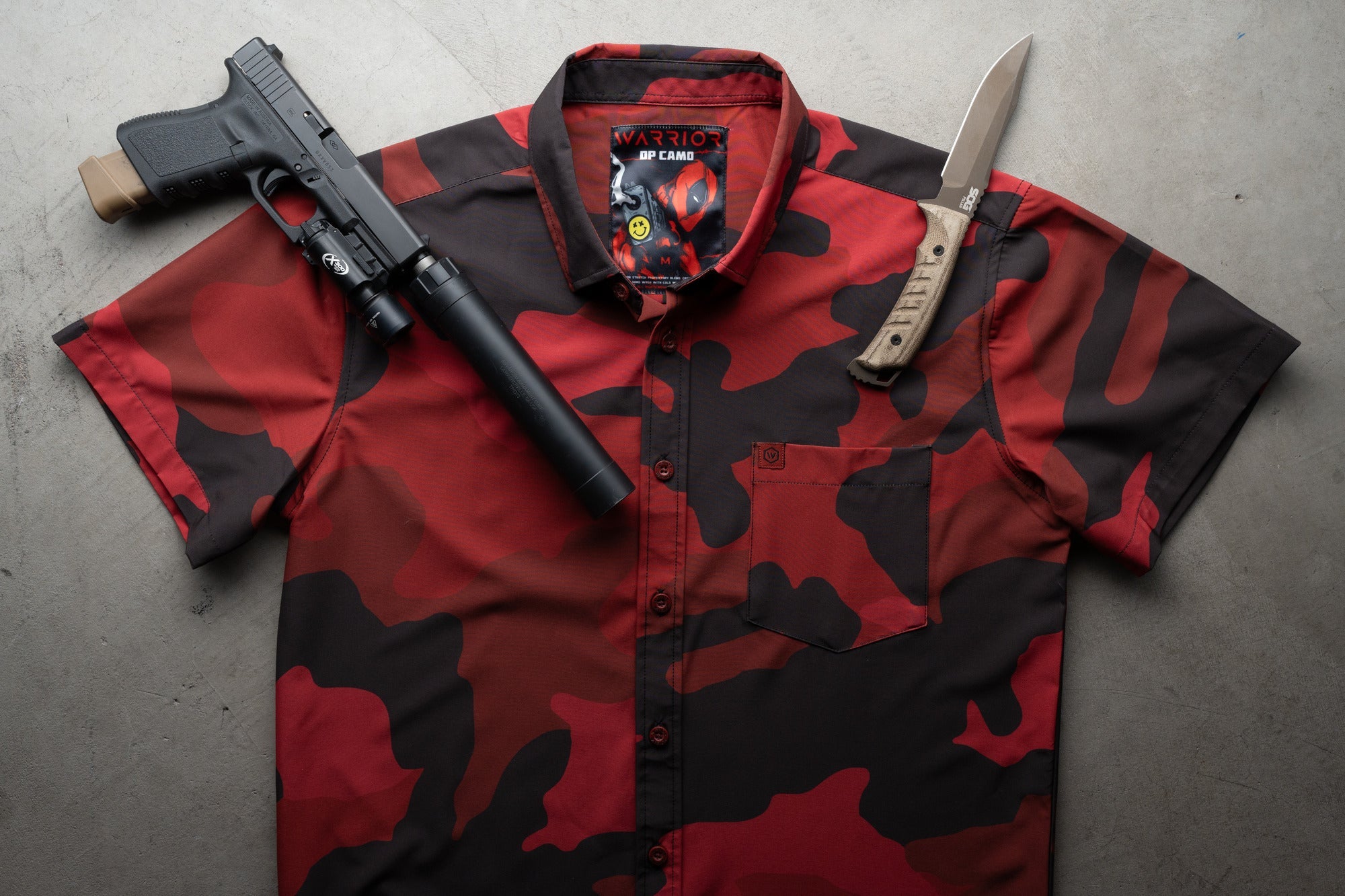DP Camo Button Down