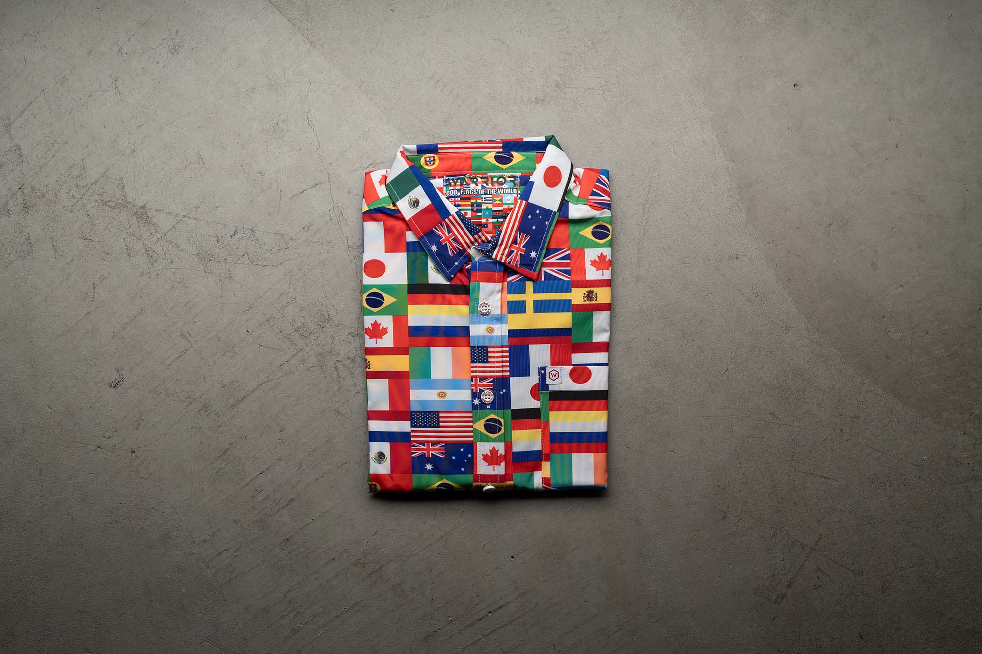 COD Flags of the World Button Down