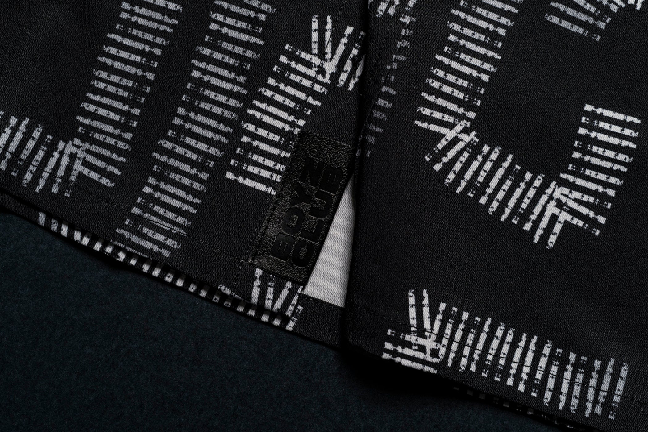 Dark Maze Button Down