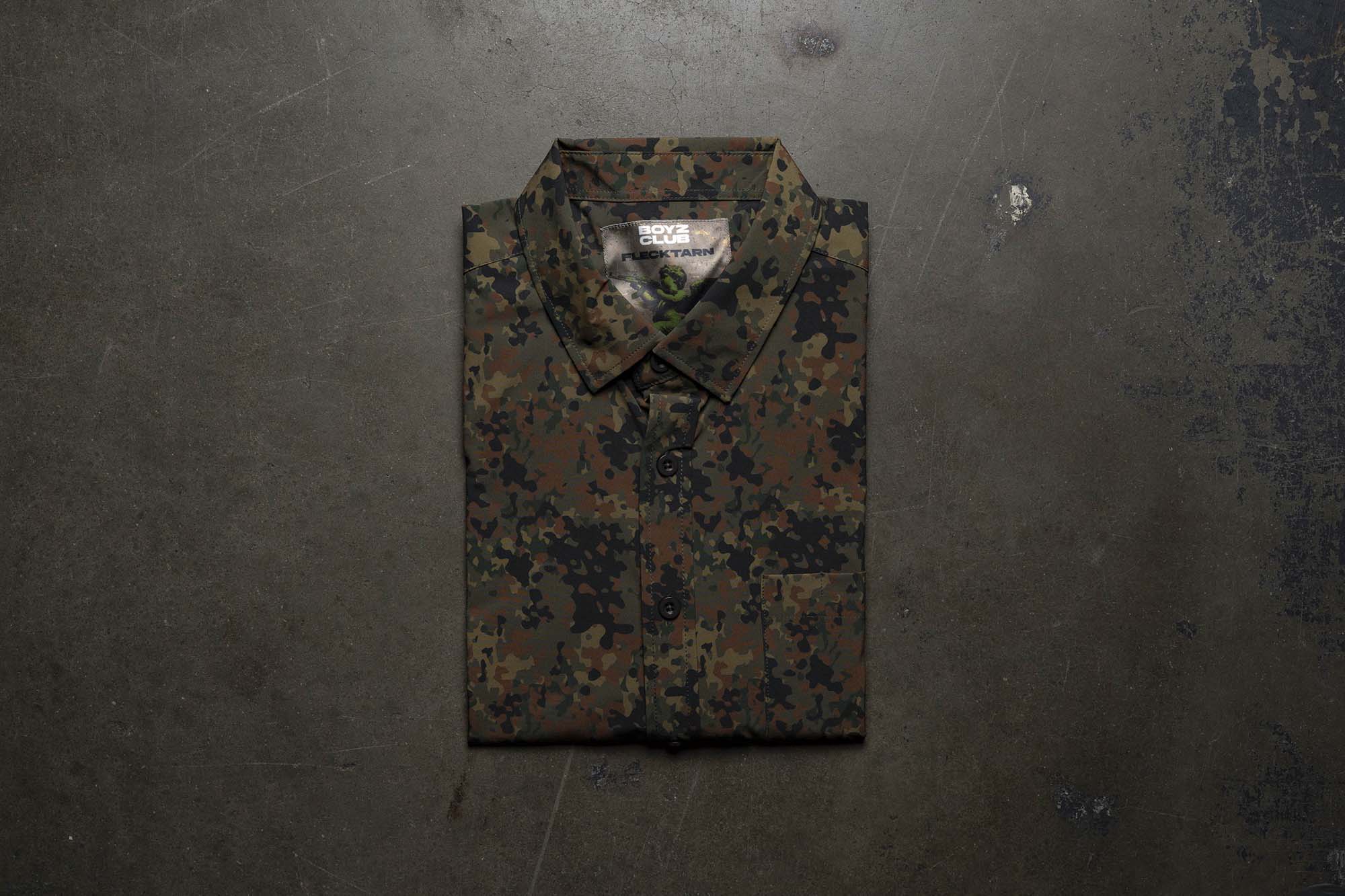 Flecktarn Button Down