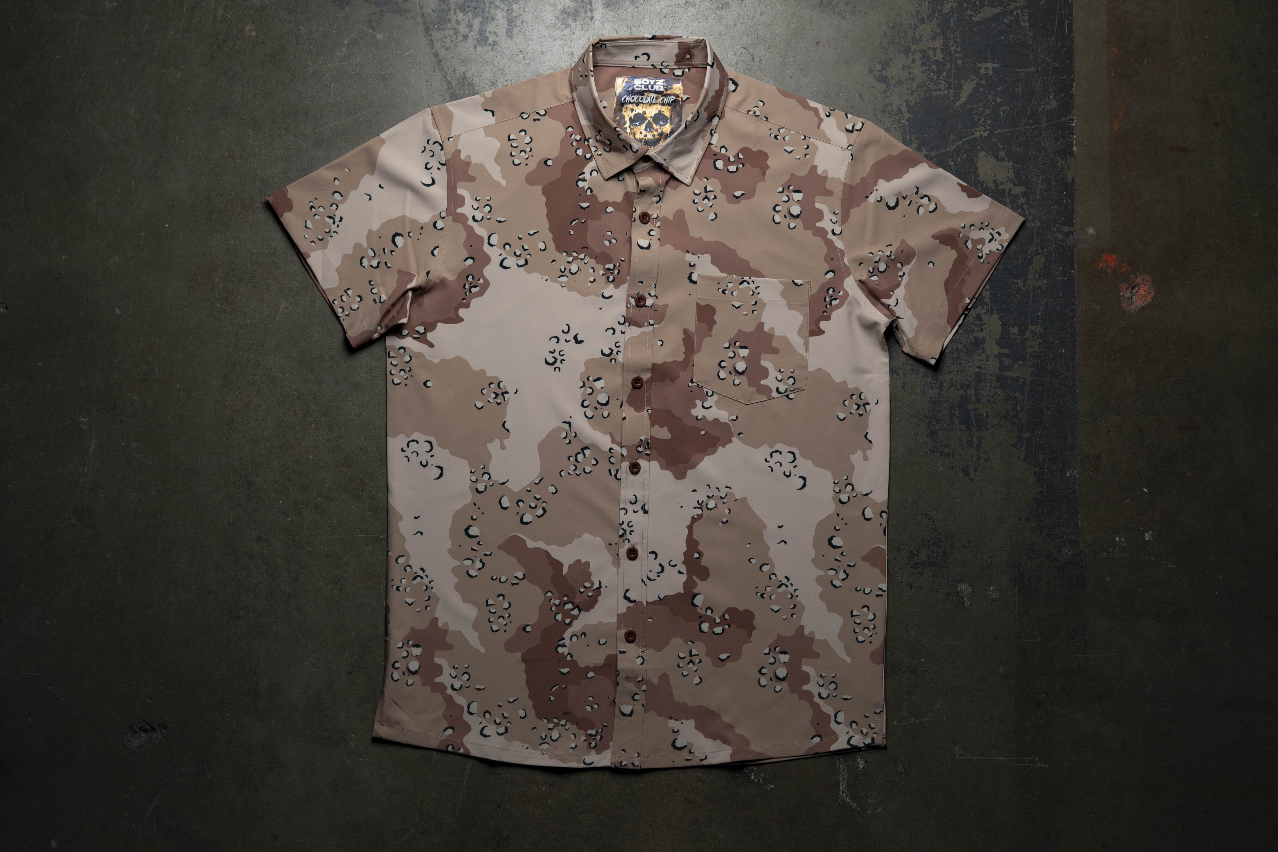 Chocolate Chip Button Down