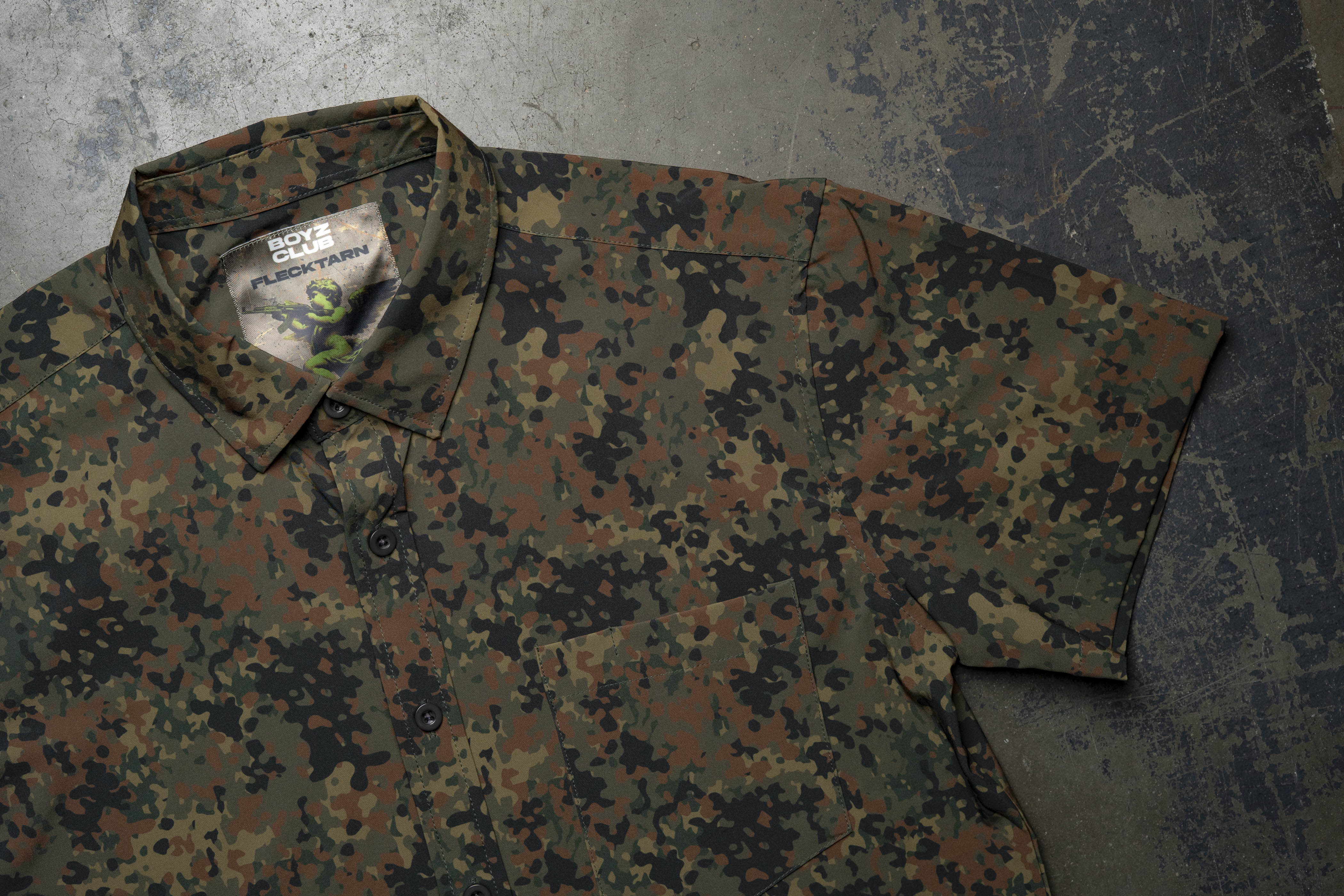 Flecktarn Button Down