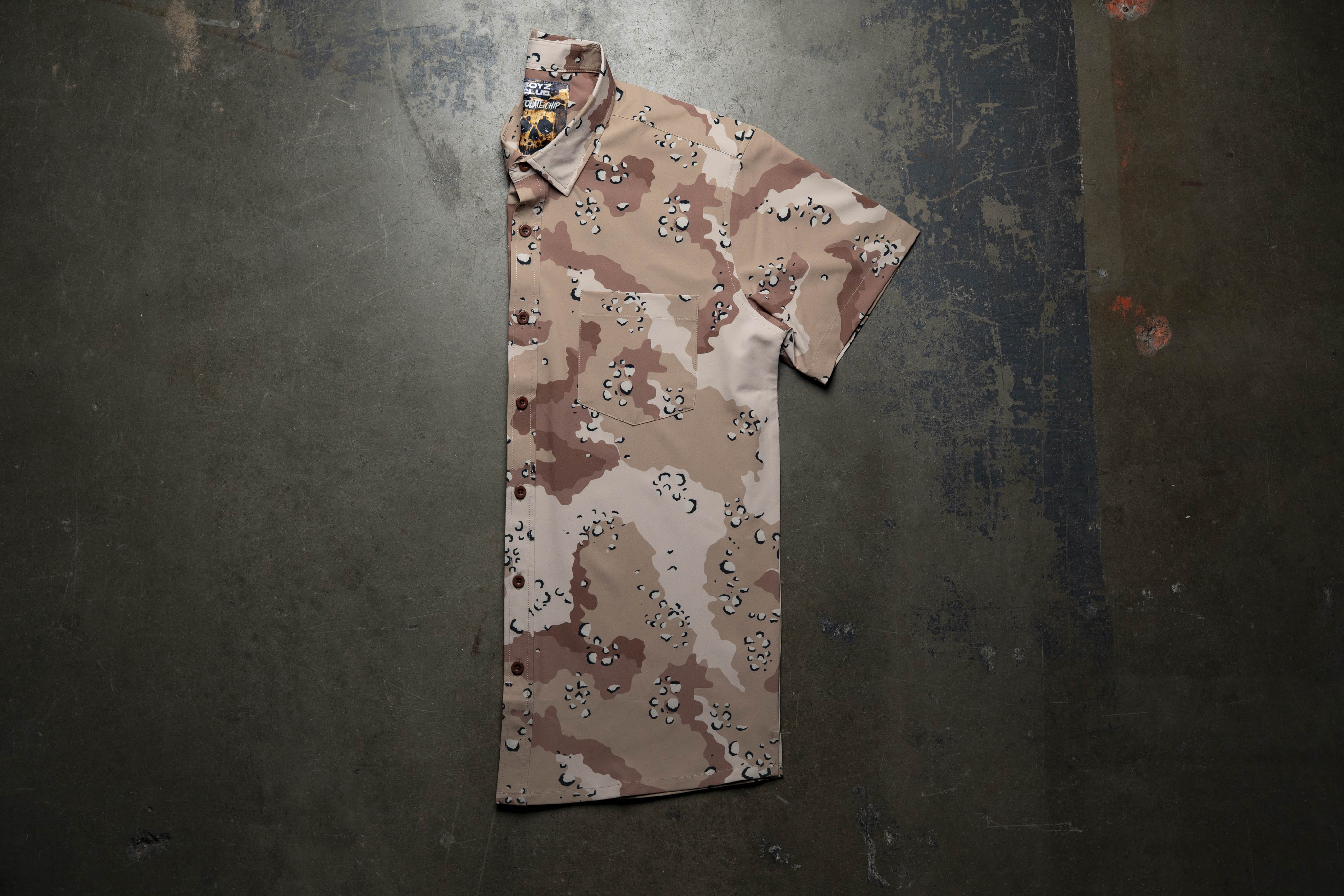 Chocolate Chip Button Down