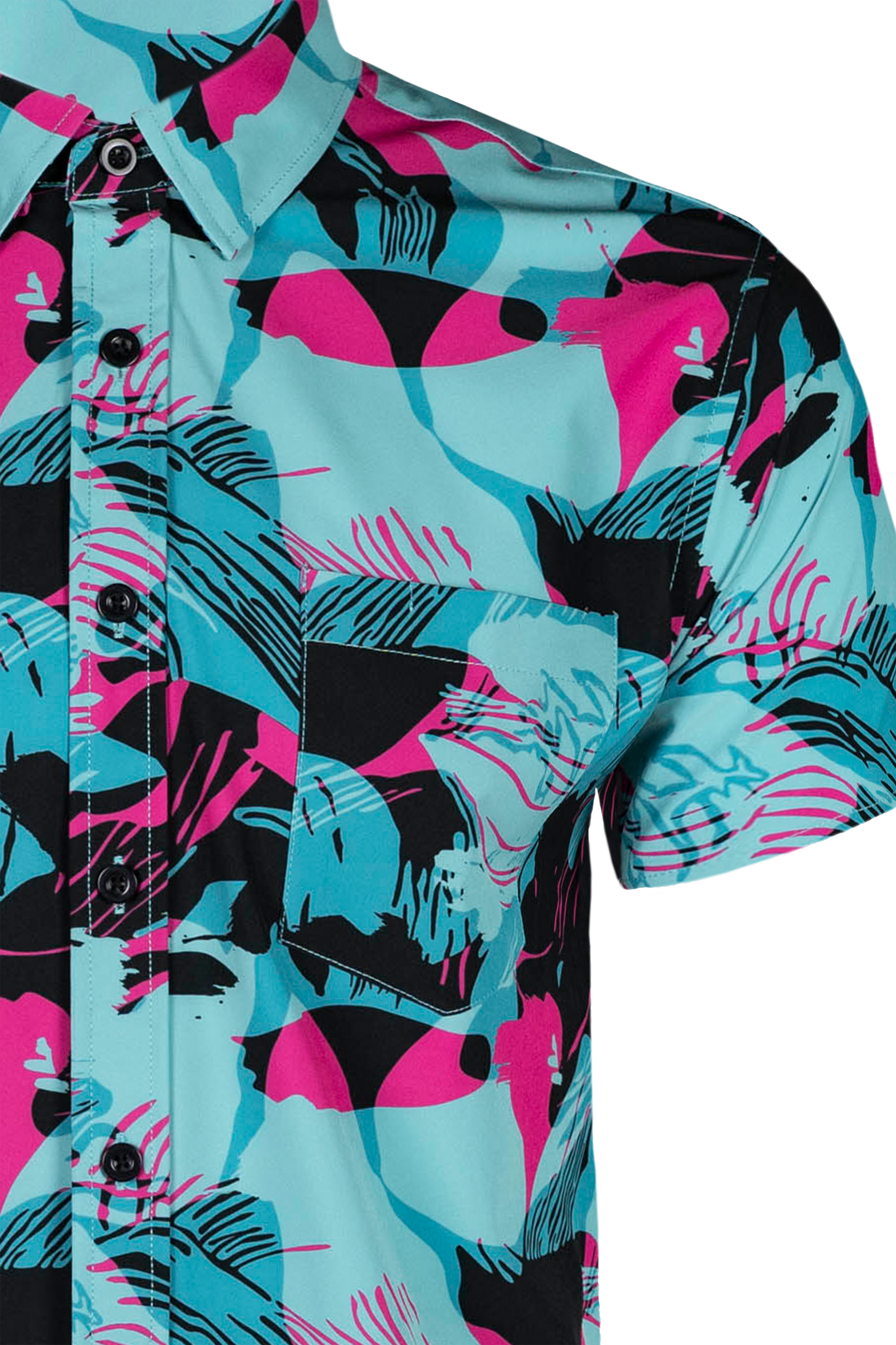Miami Brushstroke Button Down