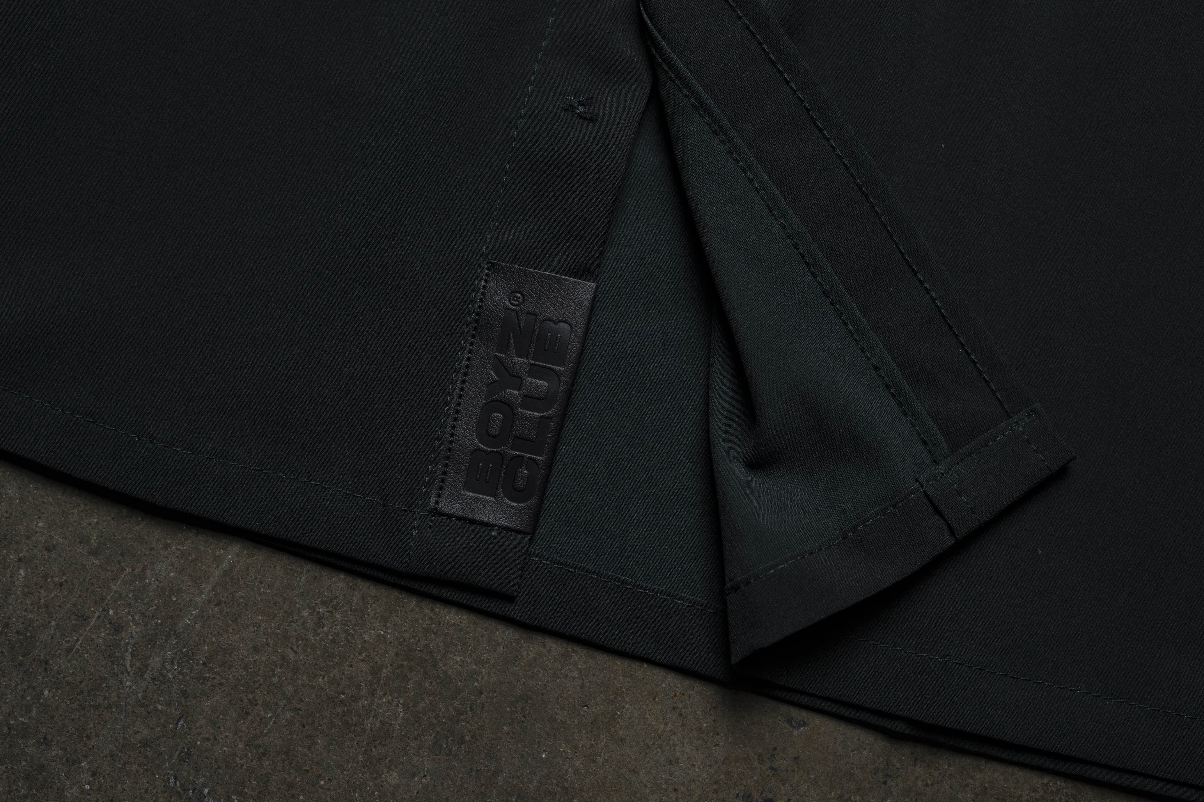 Solid Black Button Down