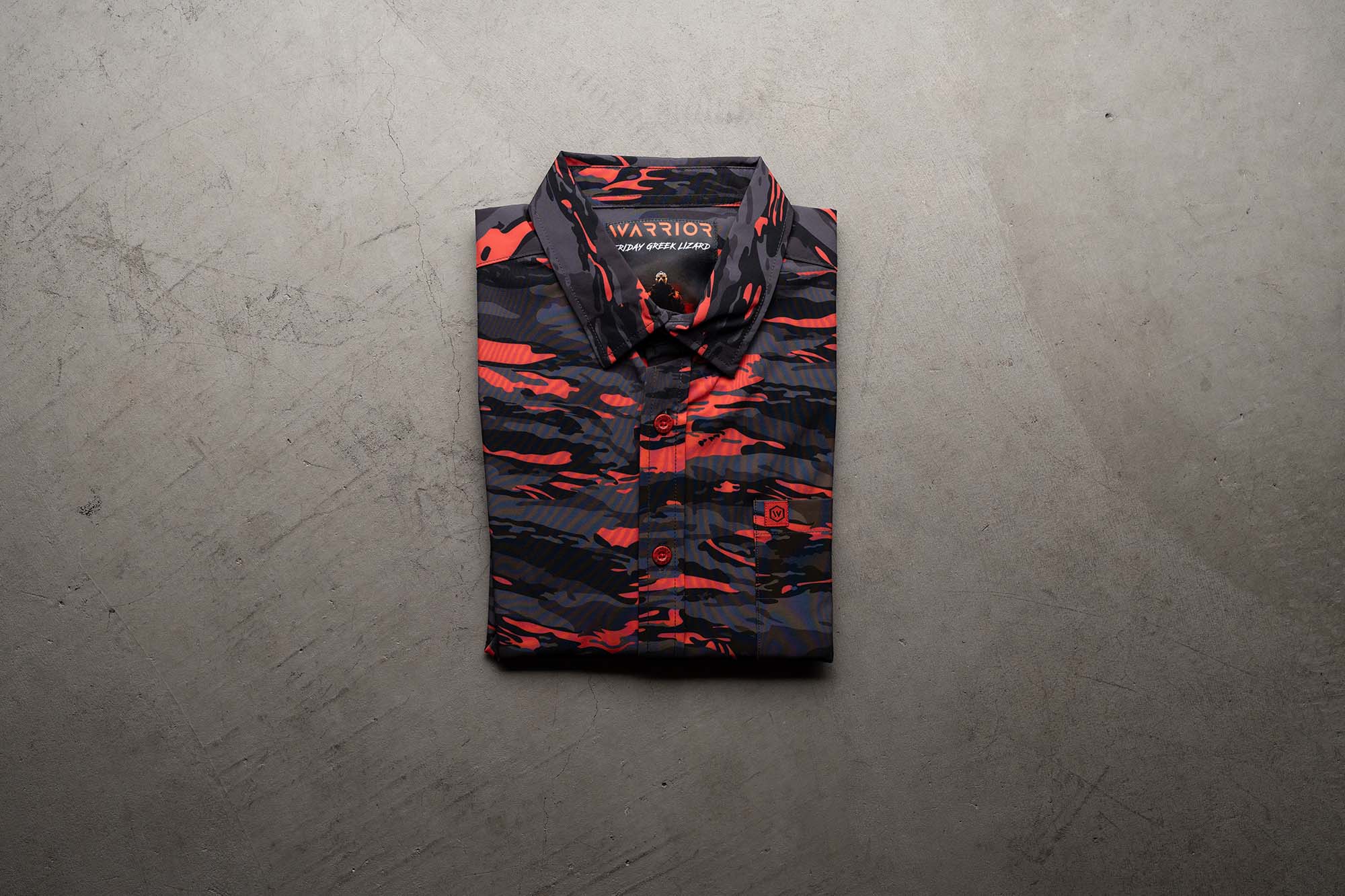 Friday Greek Lizard Button Down