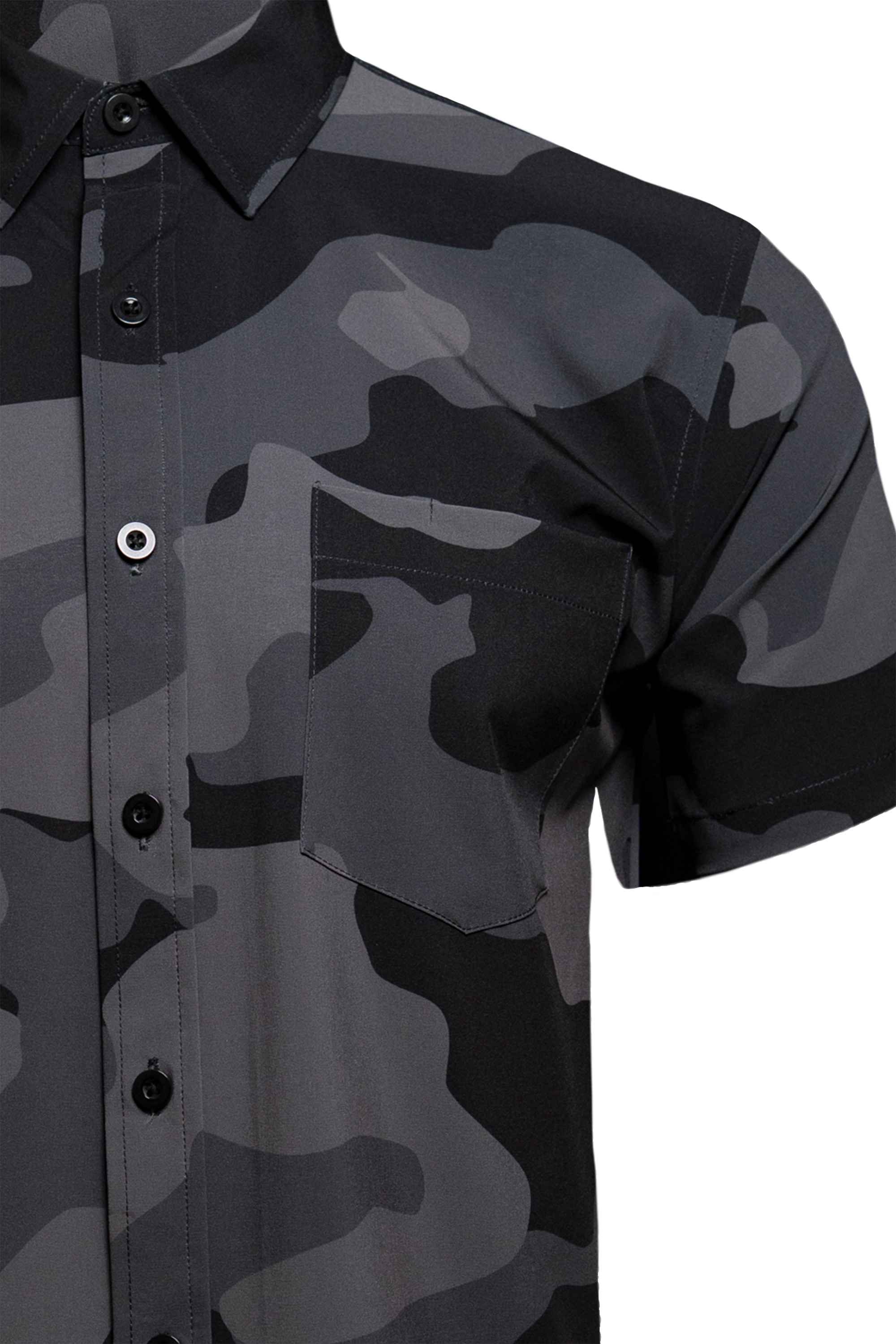 Dark Path Button Down