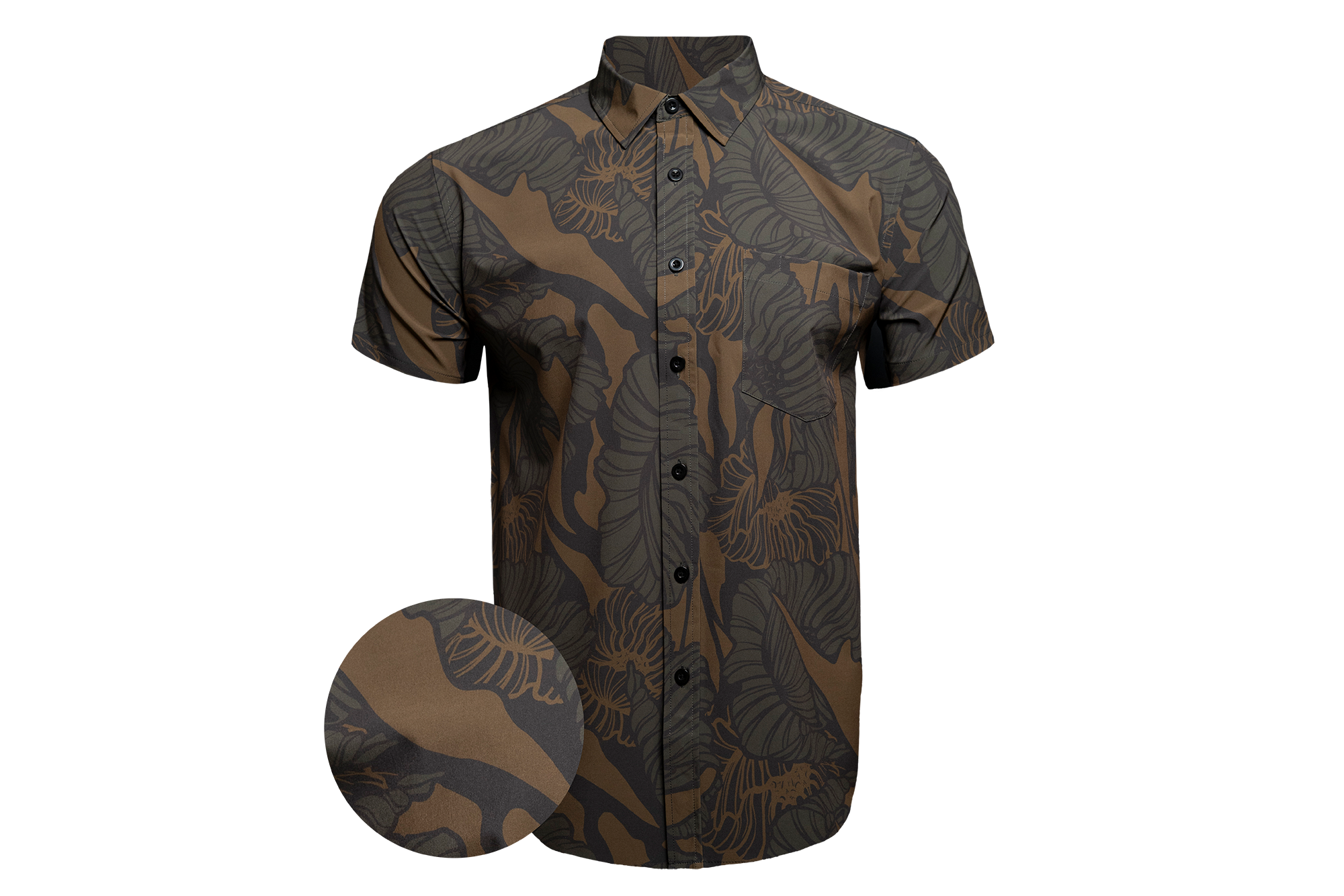 Forest Stripes Button Down