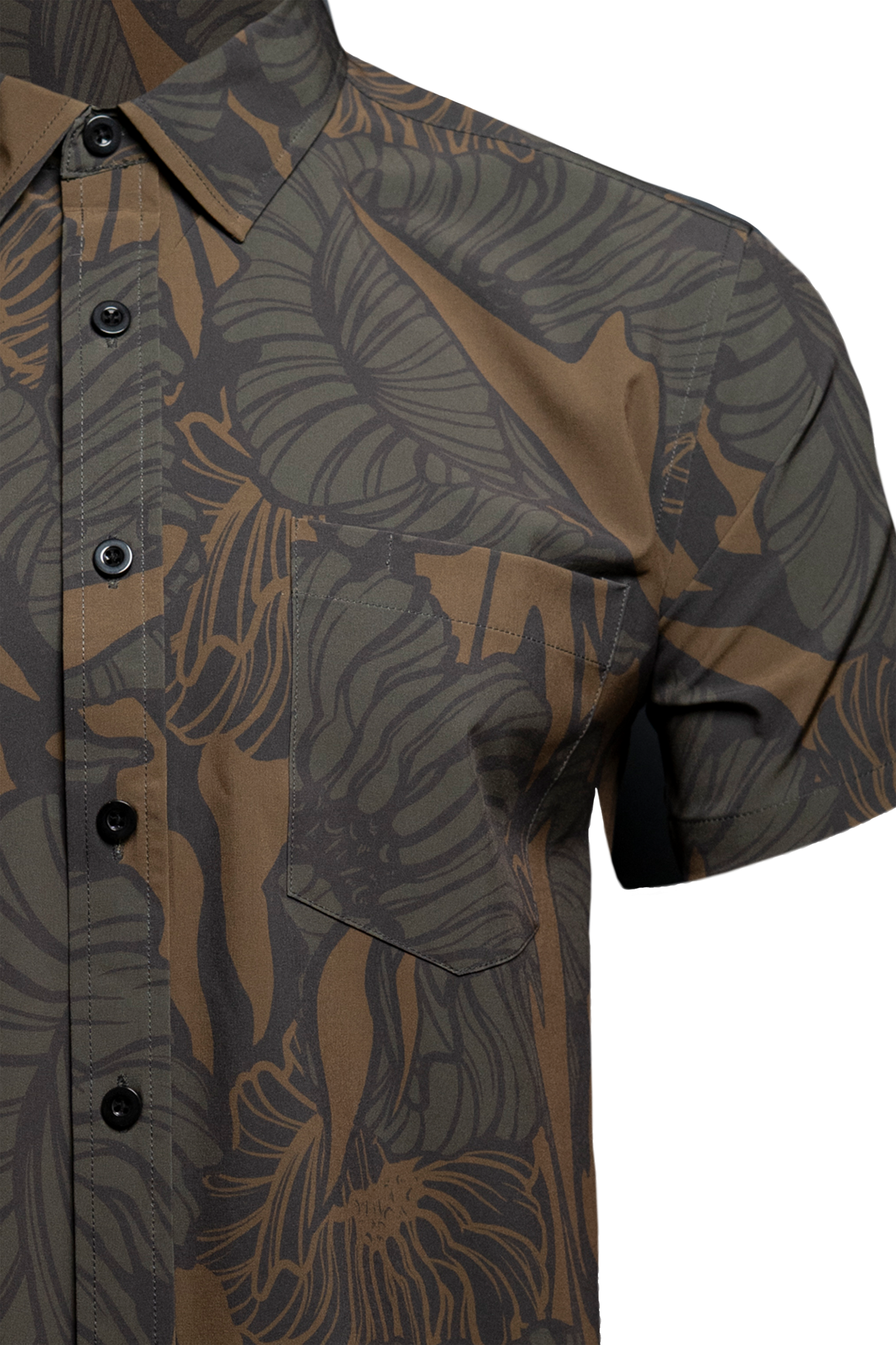 Forest Stripes Button Down